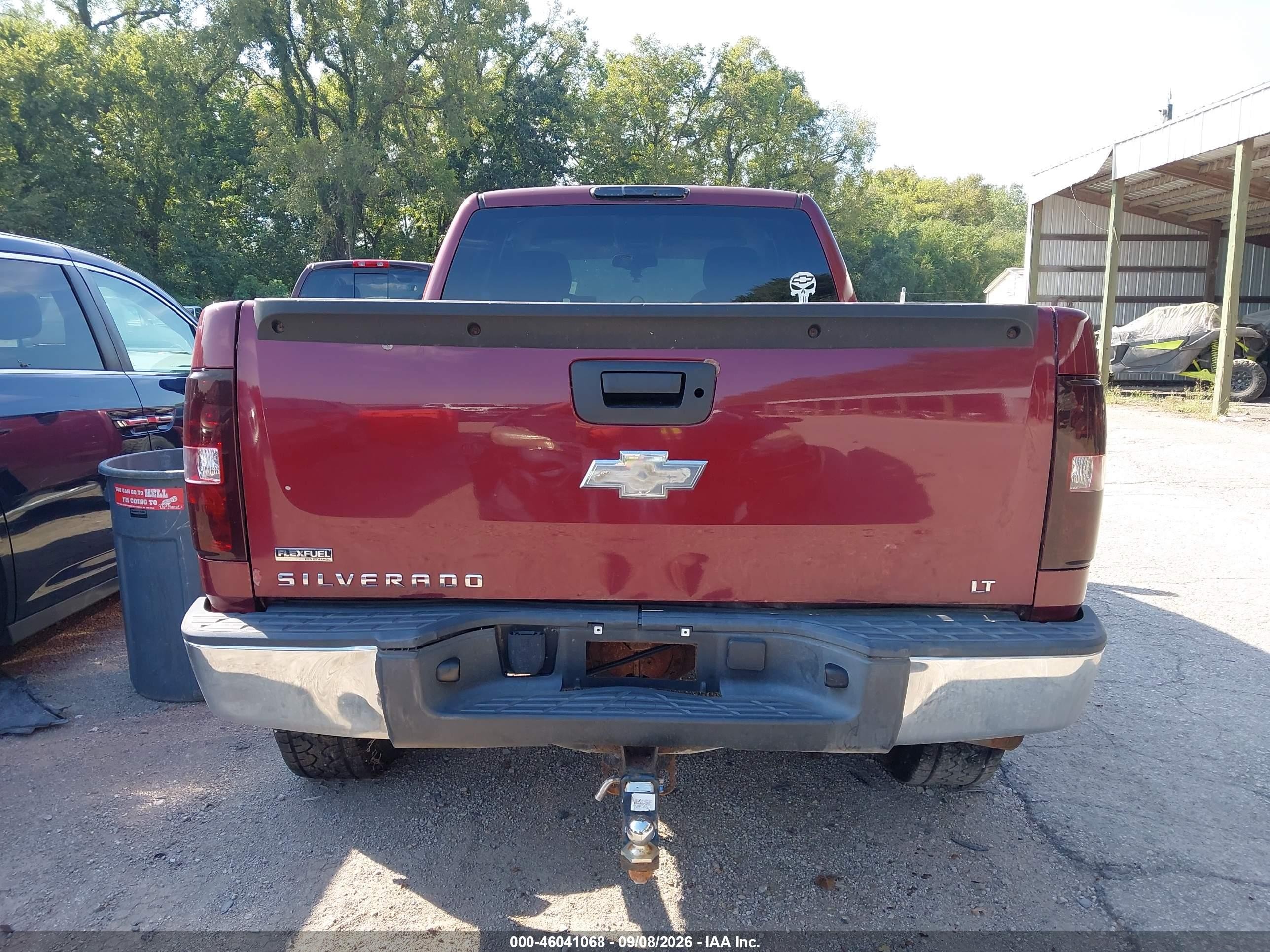 2009 Chevrolet Silverado 1500 Lt Burgundy vin: 1GCEK29079Z177412