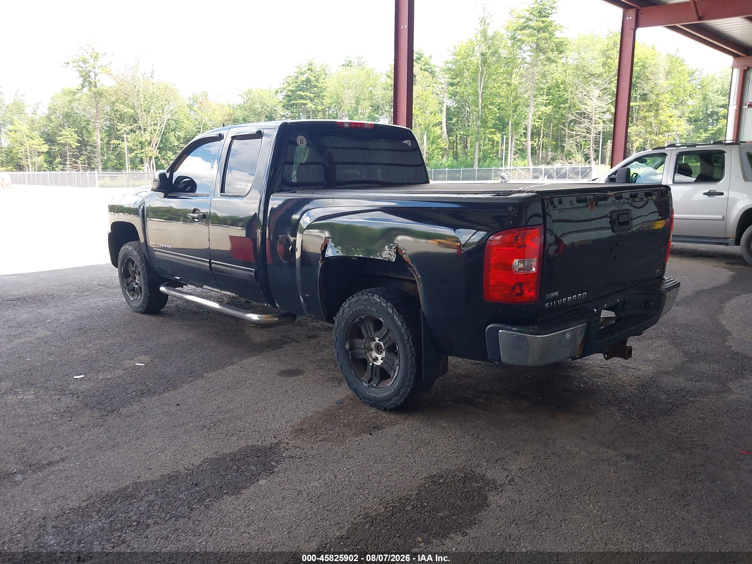 2009 Chevrolet Silverado 1500 Lt Black vin: 1GCEK29079Z262413