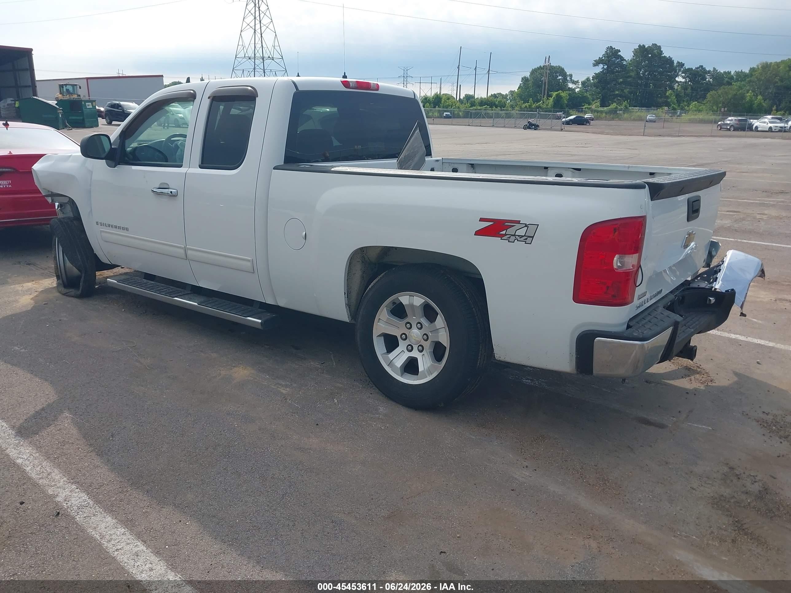 2009 Chevrolet Silverado 1500 Lt White vin: 1GCEK29089Z174941