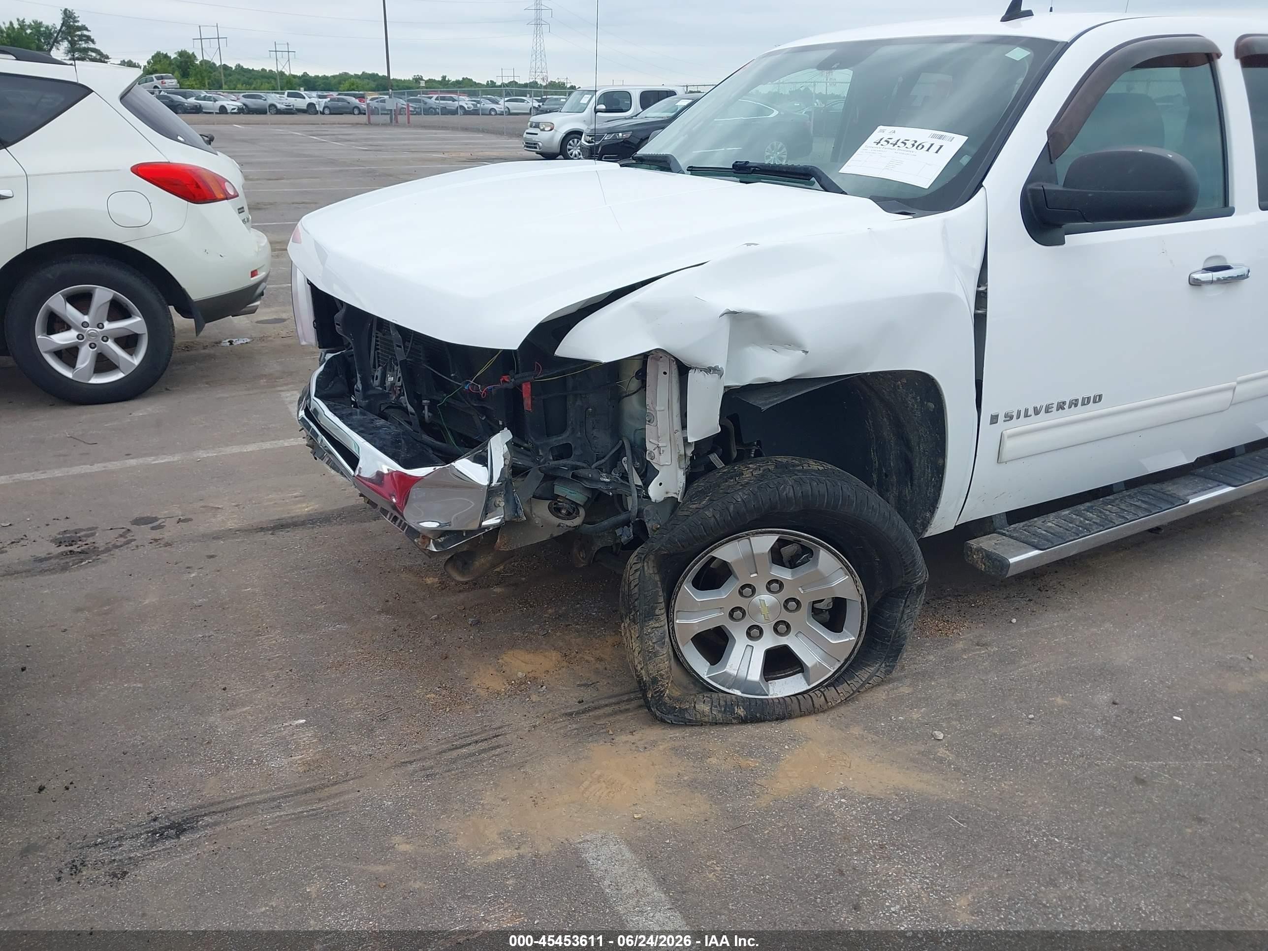 2009 Chevrolet Silverado 1500 Lt White vin: 1GCEK29089Z174941