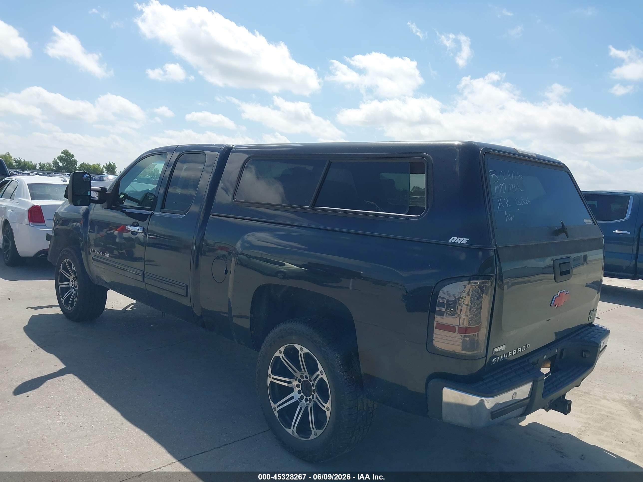 2009 Chevrolet Silverado 1500 Lt Black vin: 1GCEK29099Z129670