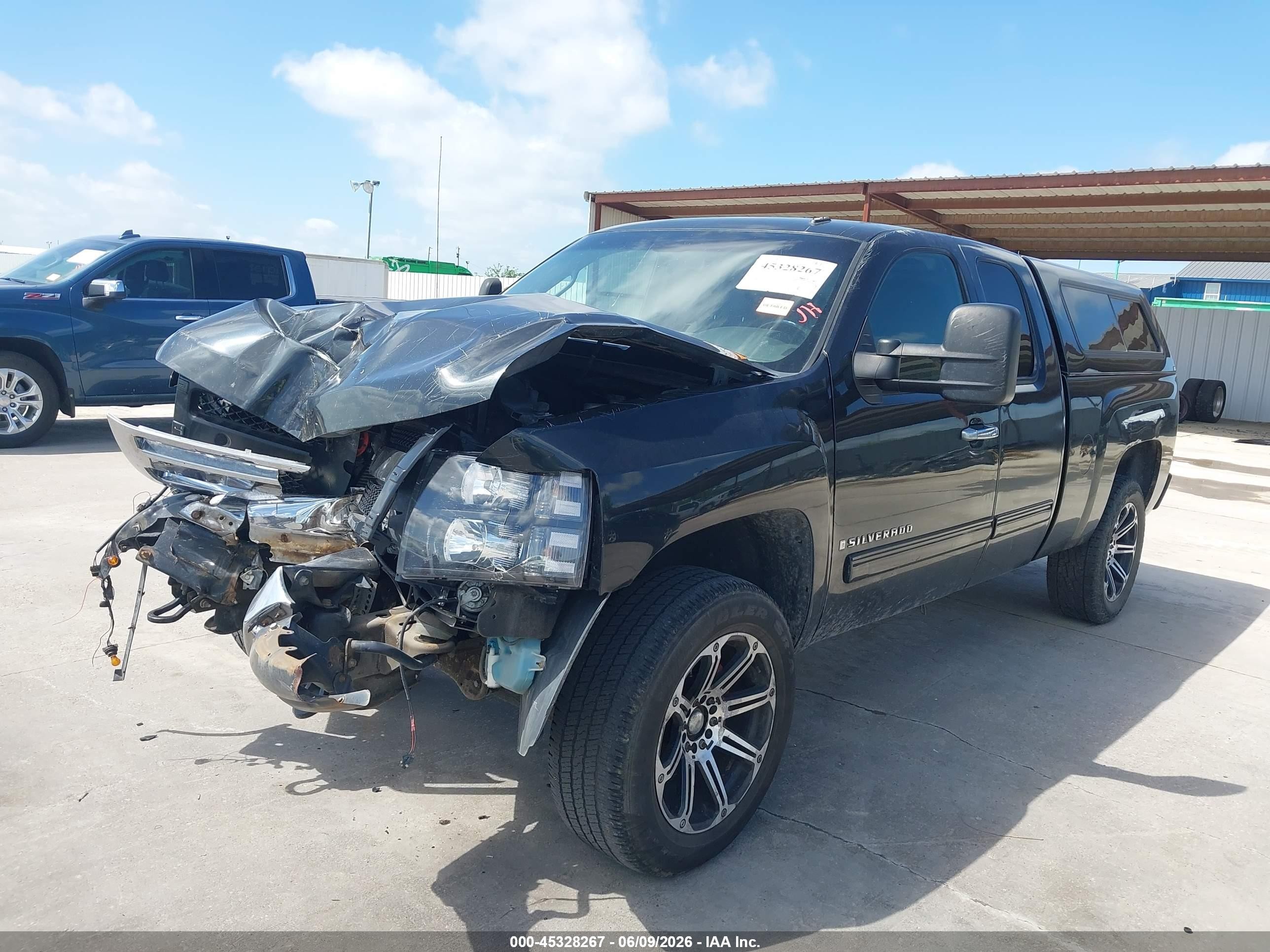 2009 Chevrolet Silverado 1500 Lt Black vin: 1GCEK29099Z129670