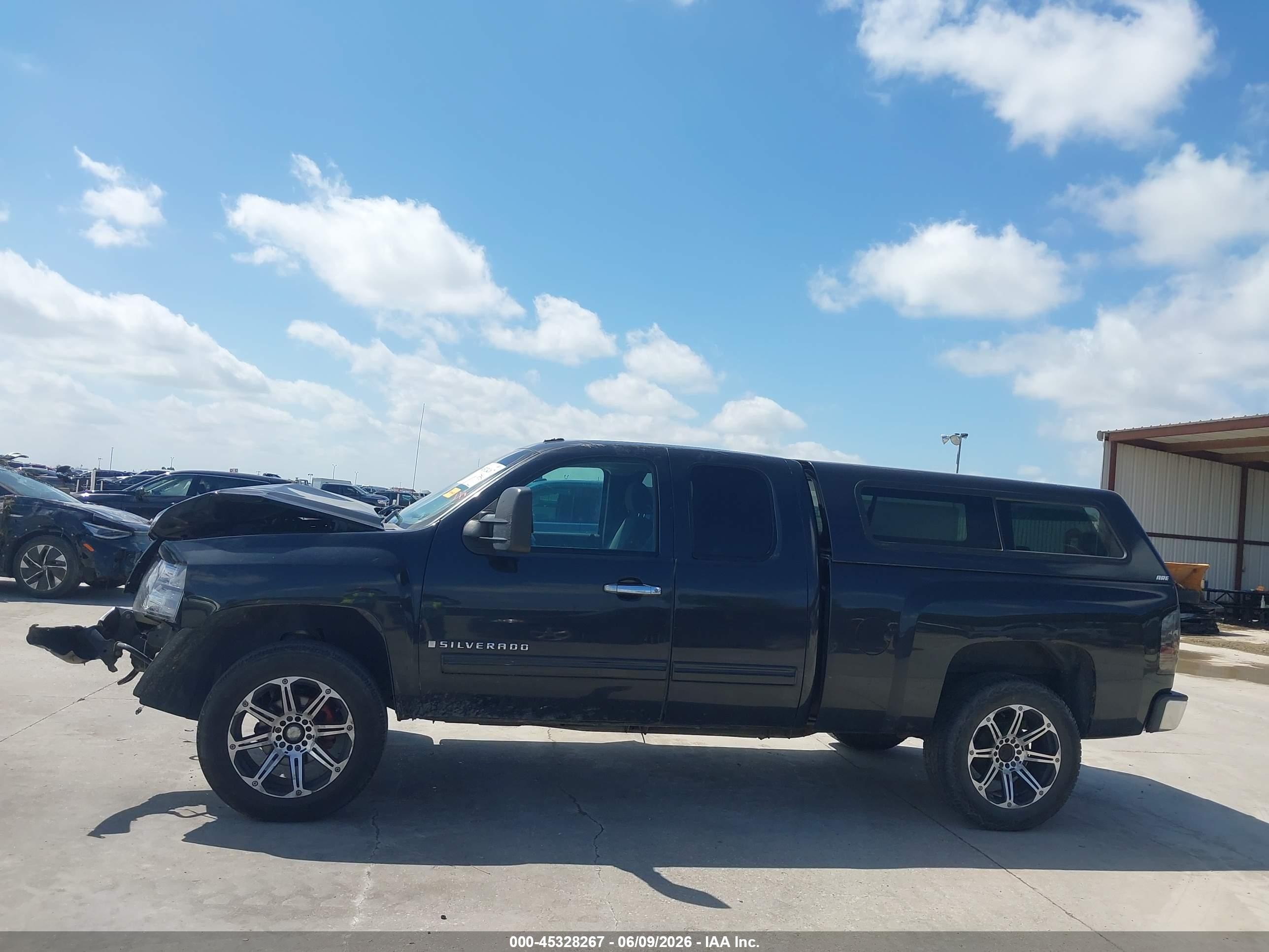2009 Chevrolet Silverado 1500 Lt Black vin: 1GCEK29099Z129670