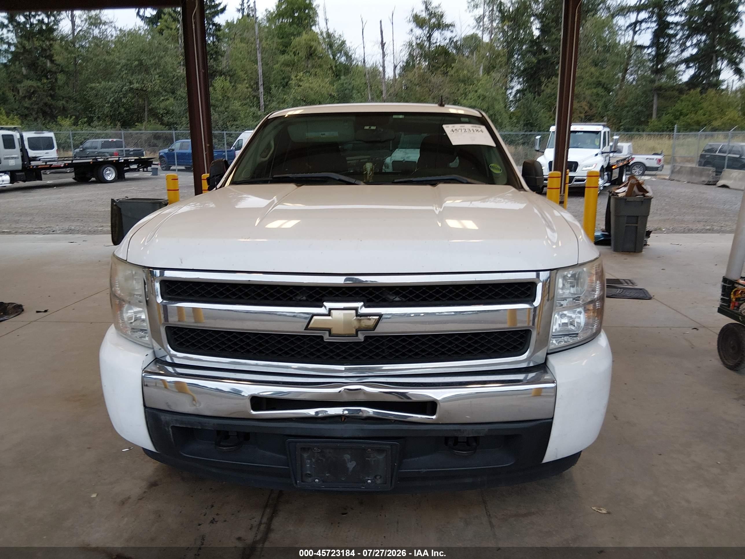2009 Chevrolet Silverado 1500 Lt White vin: 1GCEK29C09Z154354