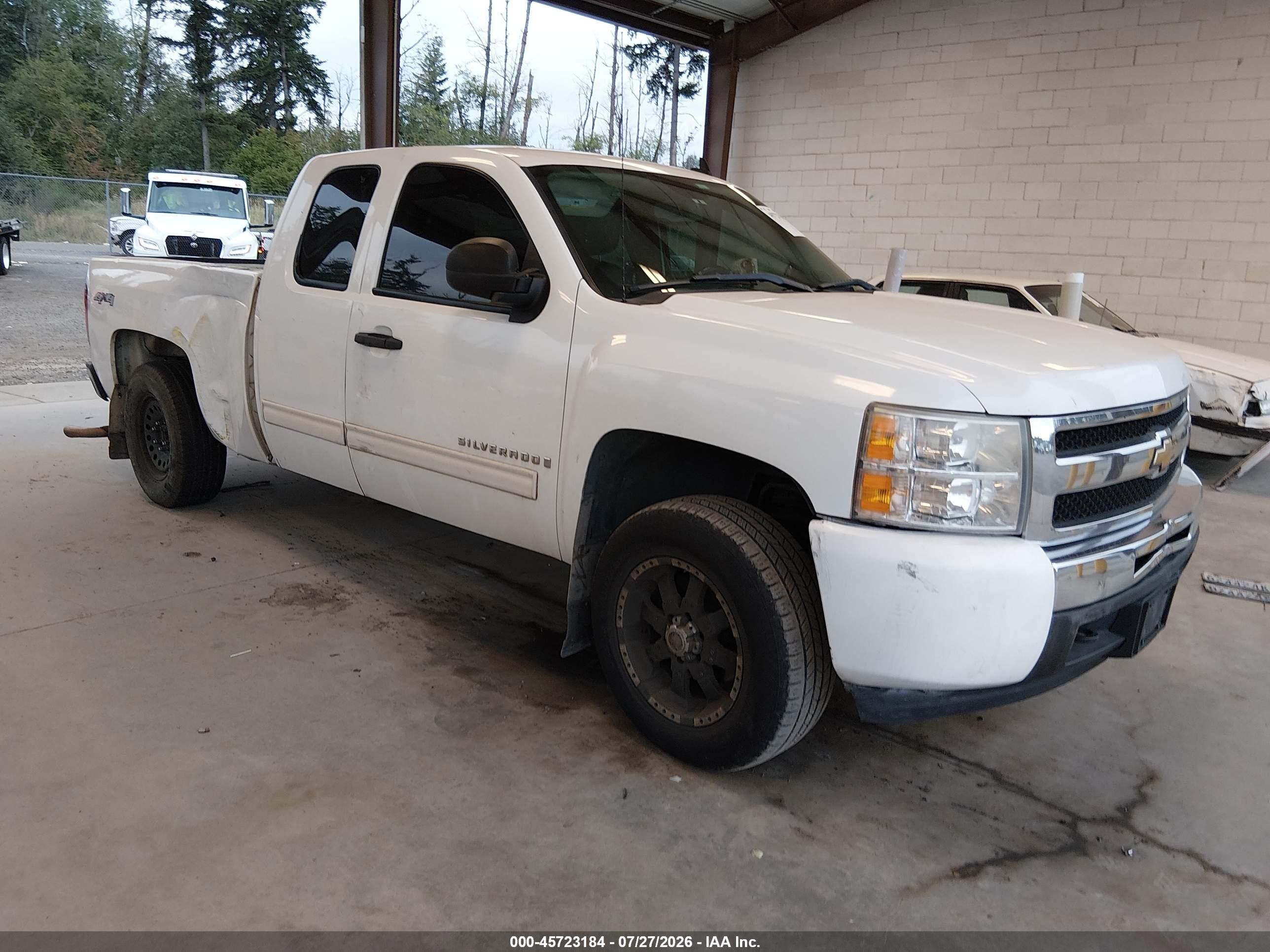 2009 Chevrolet Silverado 1500 Lt White vin: 1GCEK29C09Z154354