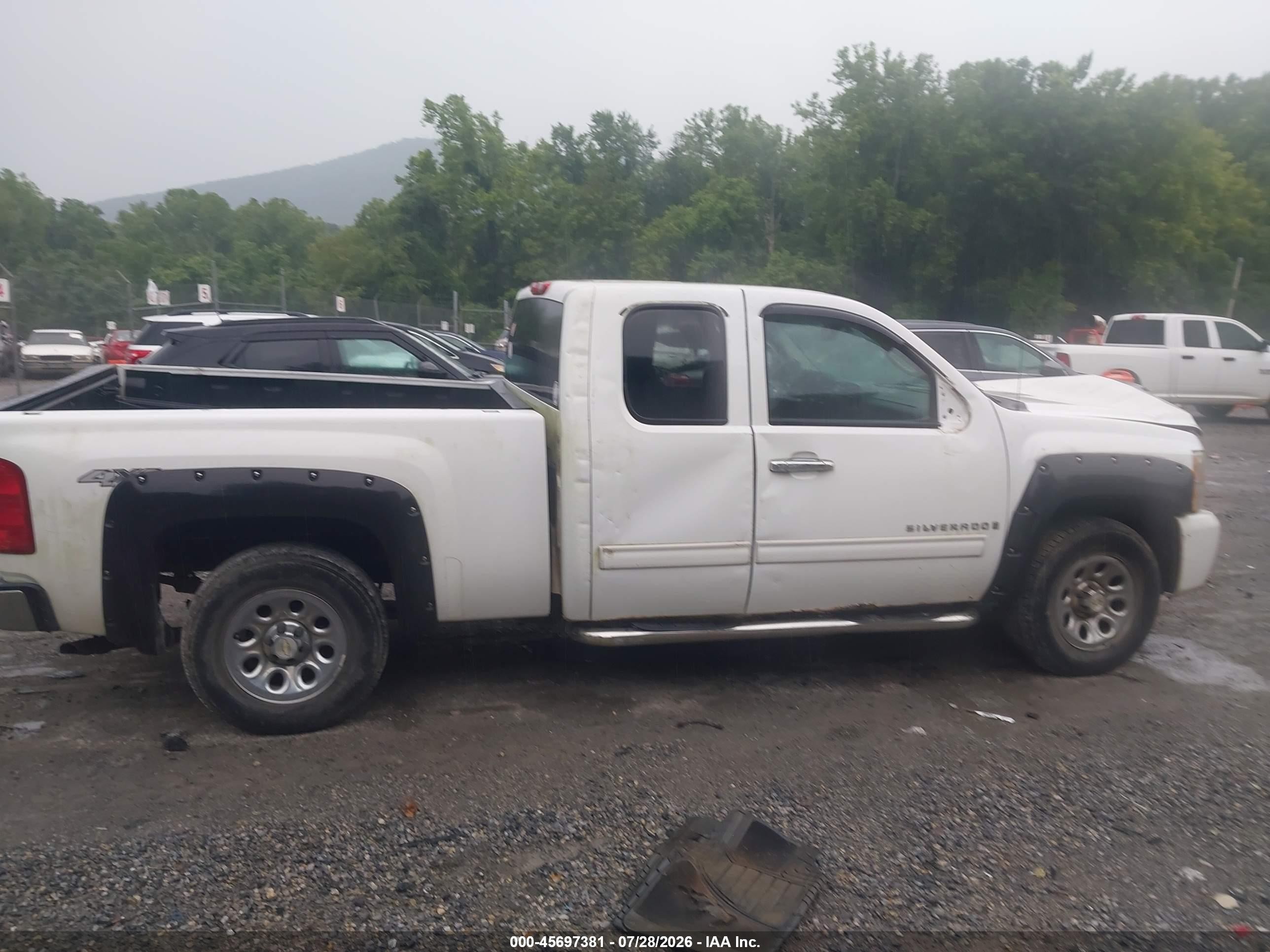 2009 Chevrolet Silverado 1500 Lt White vin: 1GCEK29C79Z226148
