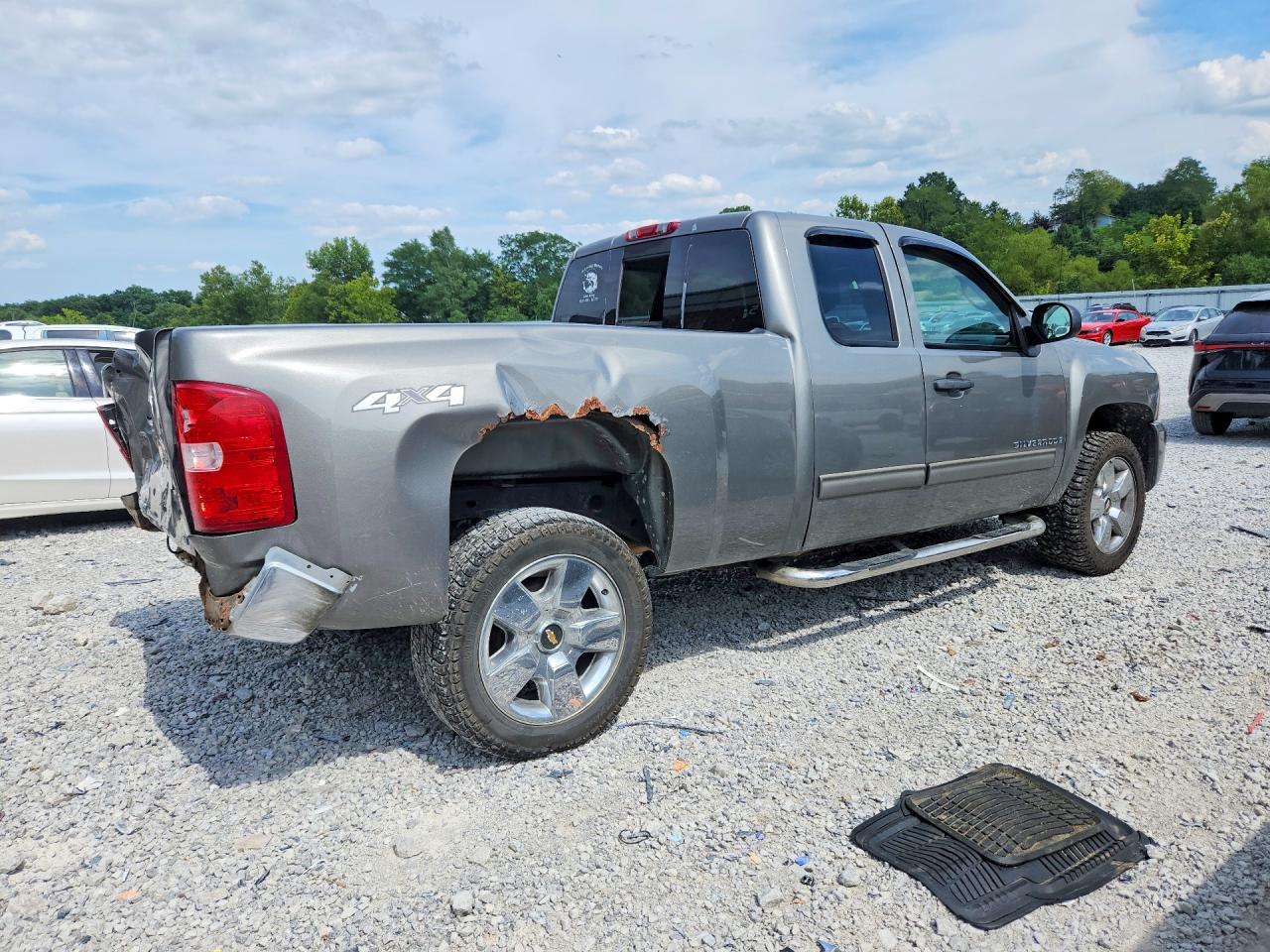 2009 Chevrolet Silverado K1500 Lt Gray vin: 1GCEK29J09Z136662