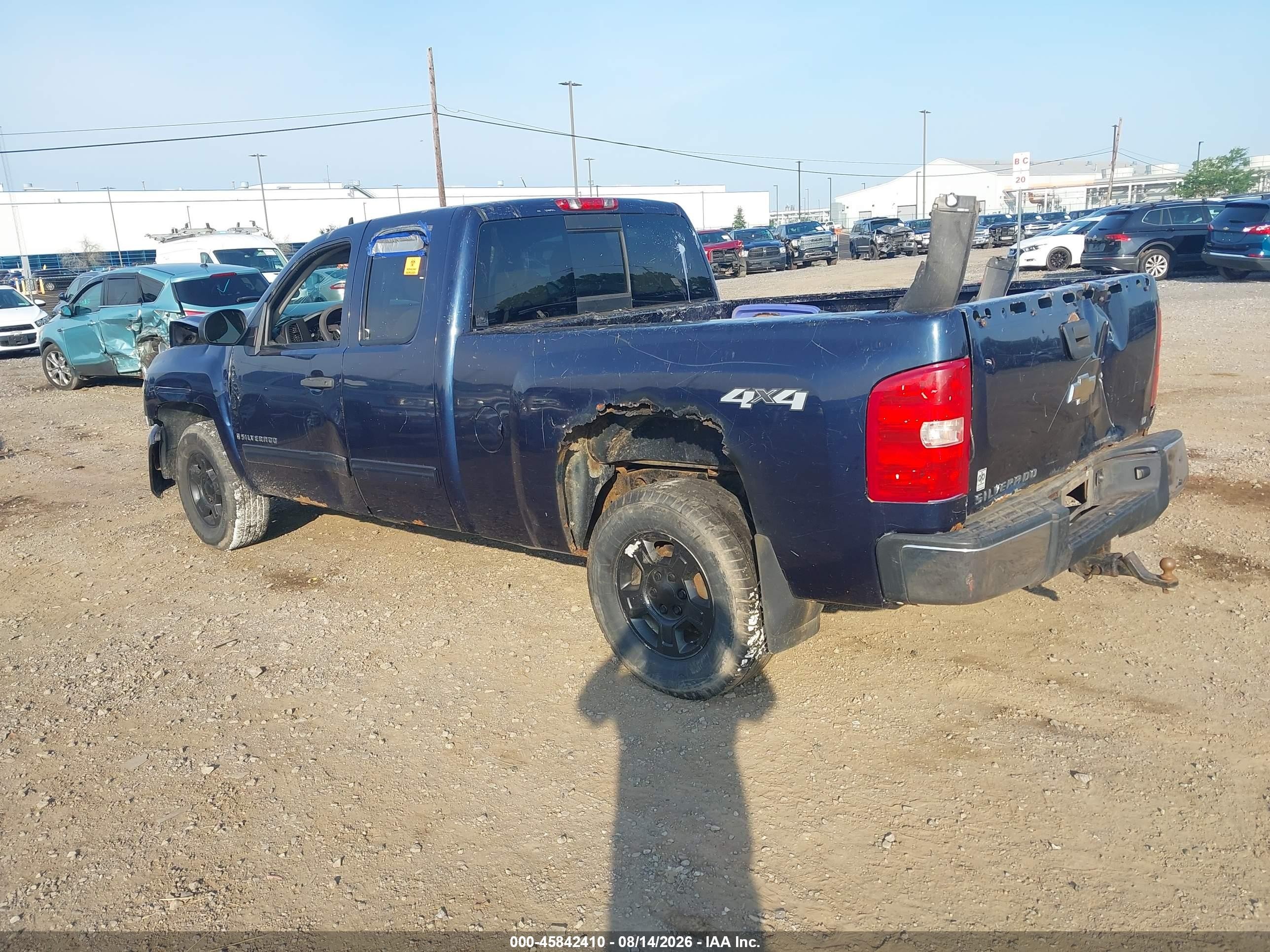 2009 Chevrolet Silverado 1500 Lt Синий vin: 1GCEK29J19Z137609