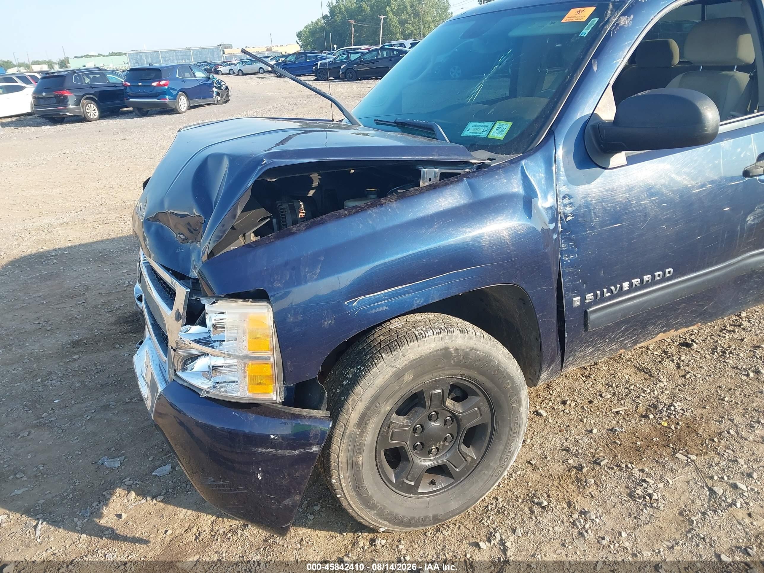 2009 Chevrolet Silverado 1500 Lt Синий vin: 1GCEK29J19Z137609