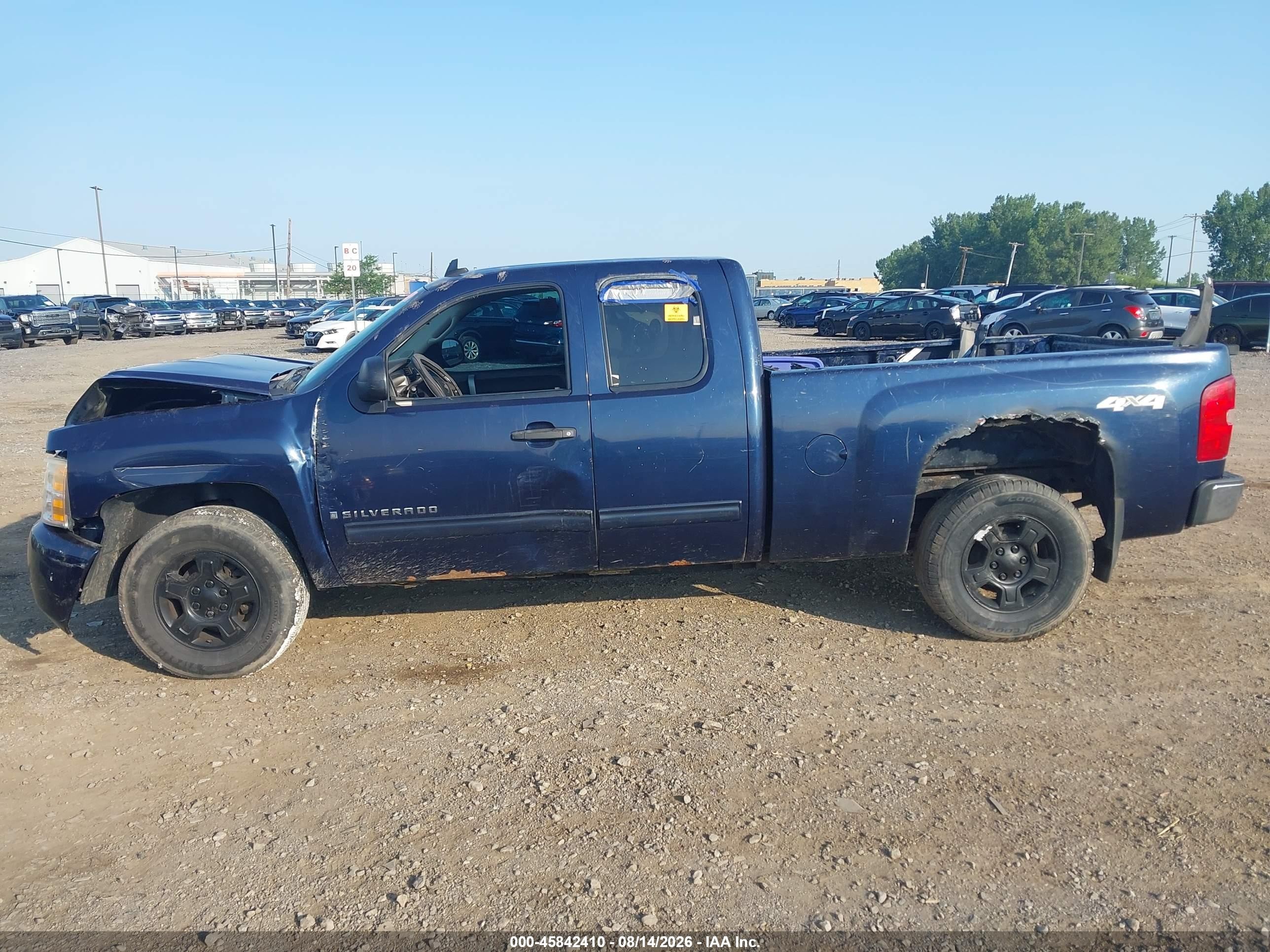 2009 Chevrolet Silverado 1500 Lt Синий vin: 1GCEK29J19Z137609