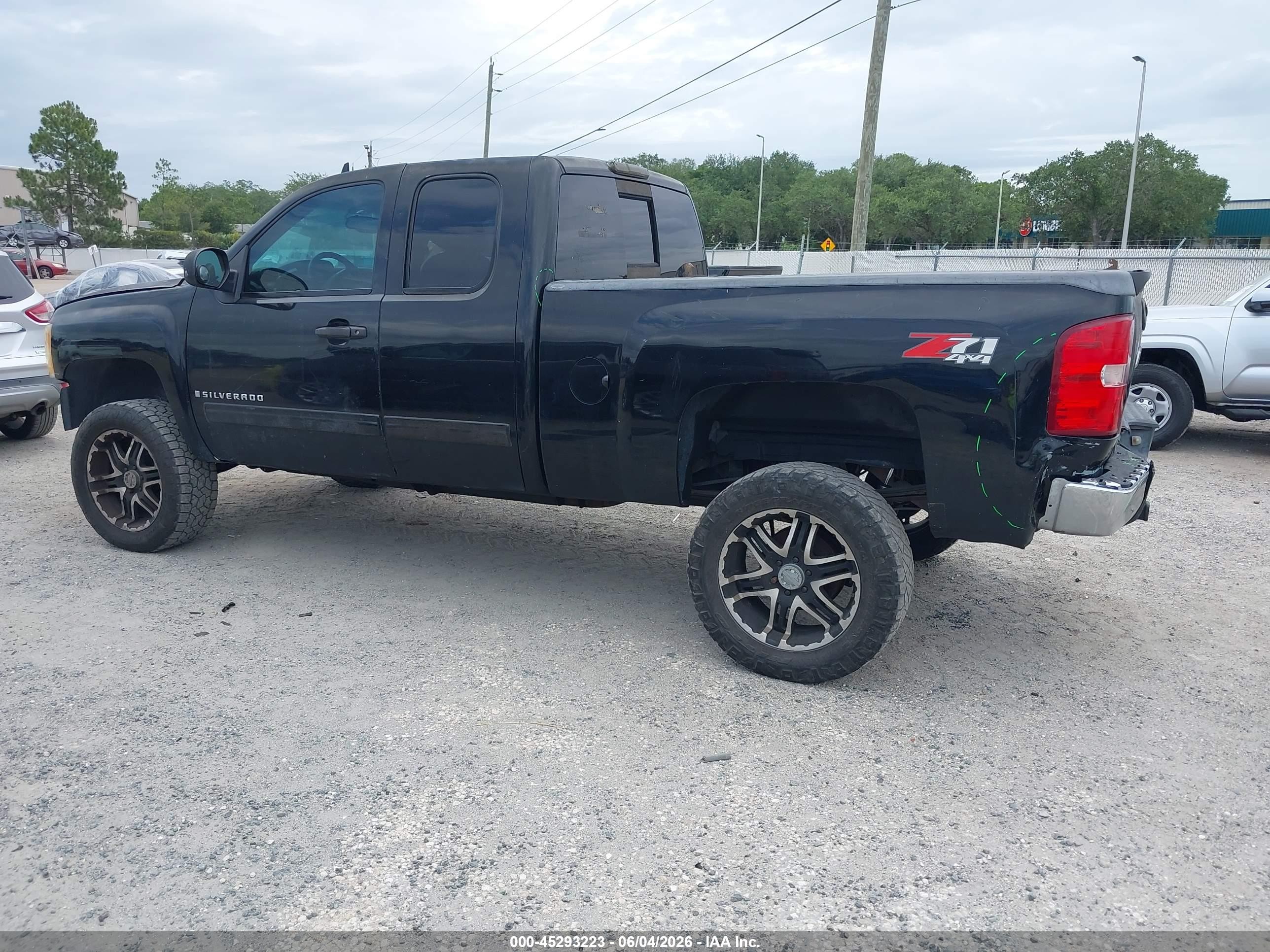 2009 Chevrolet Silverado 1500 Lt Black vin: 1GCEK29J19Z193565