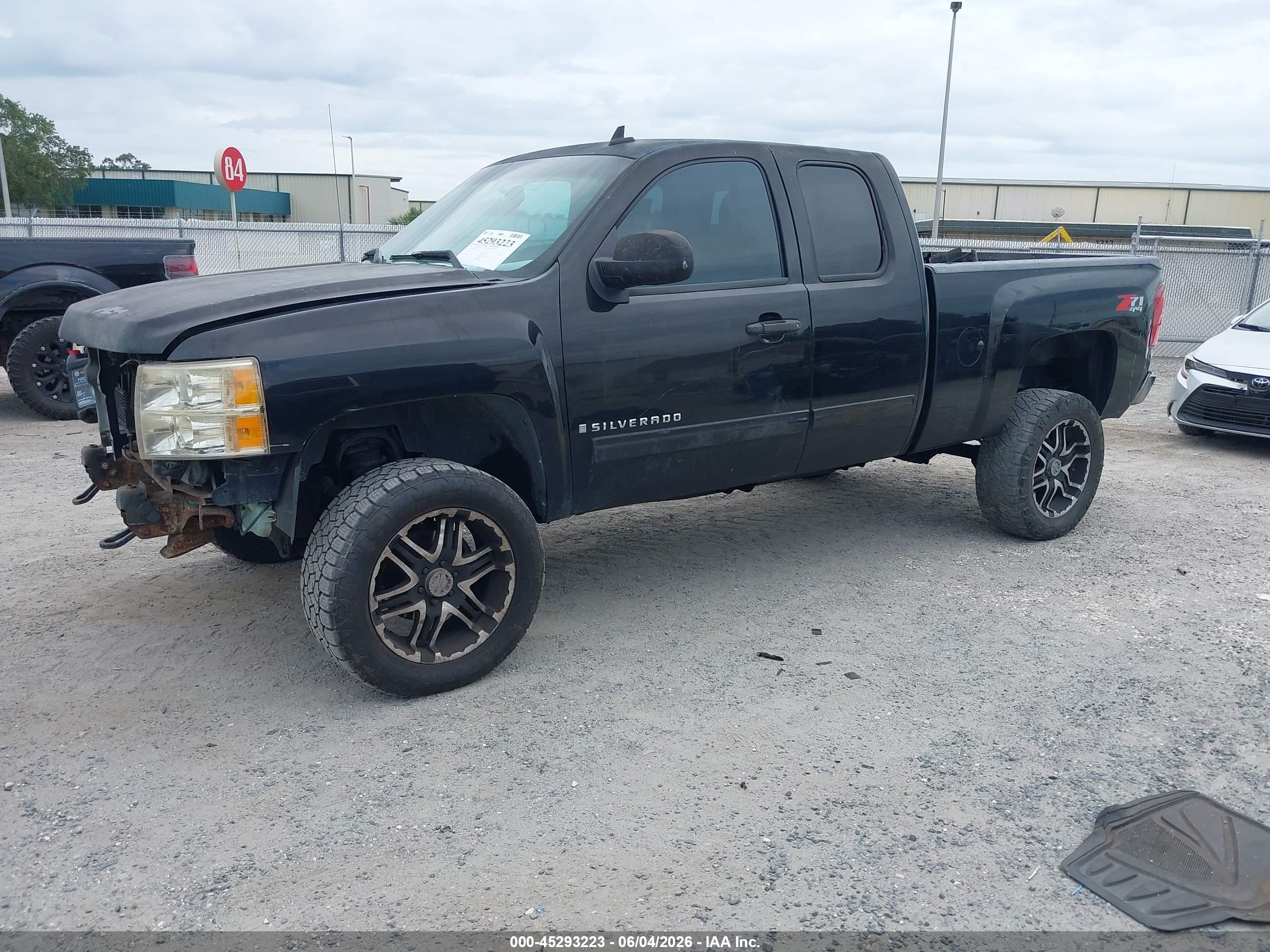 2009 Chevrolet Silverado 1500 Lt Black vin: 1GCEK29J19Z193565