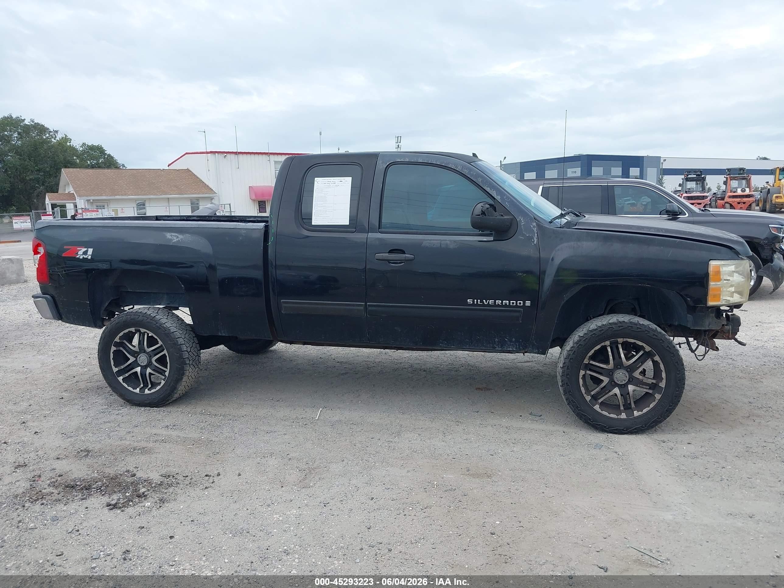 2009 Chevrolet Silverado 1500 Lt Black vin: 1GCEK29J19Z193565
