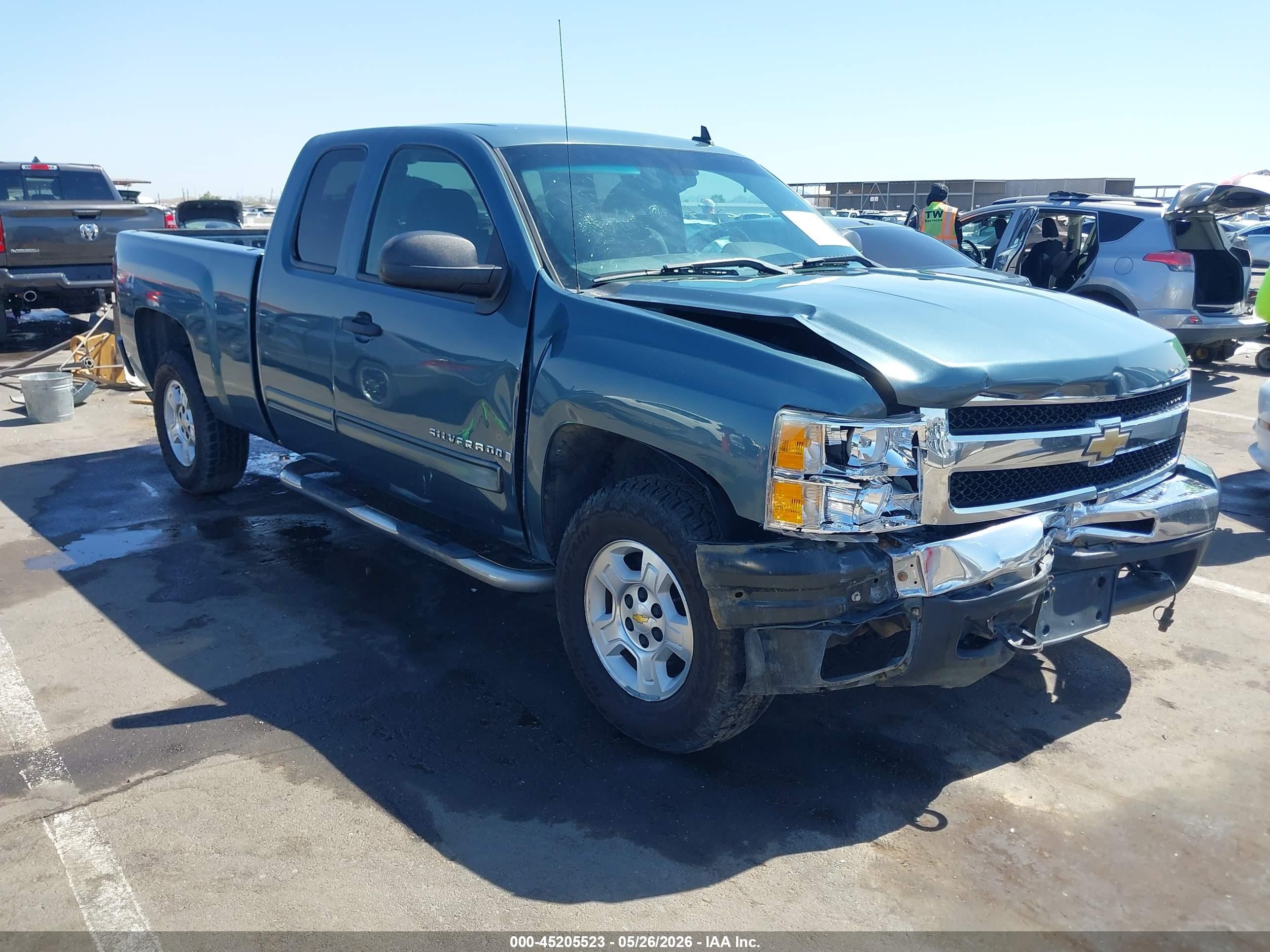 2009 Chevrolet Silverado 1500 Lt Blue vin: 1GCEK29J29Z227576