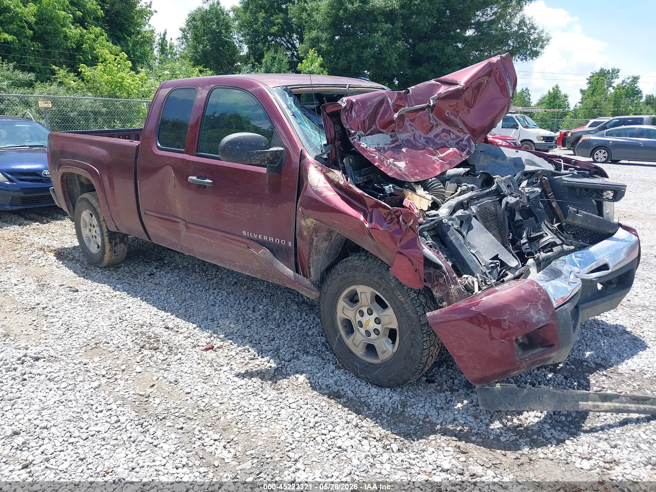 2009 Chevrolet Silverado 1500 Lt Red vin: 1GCEK29J49Z134865