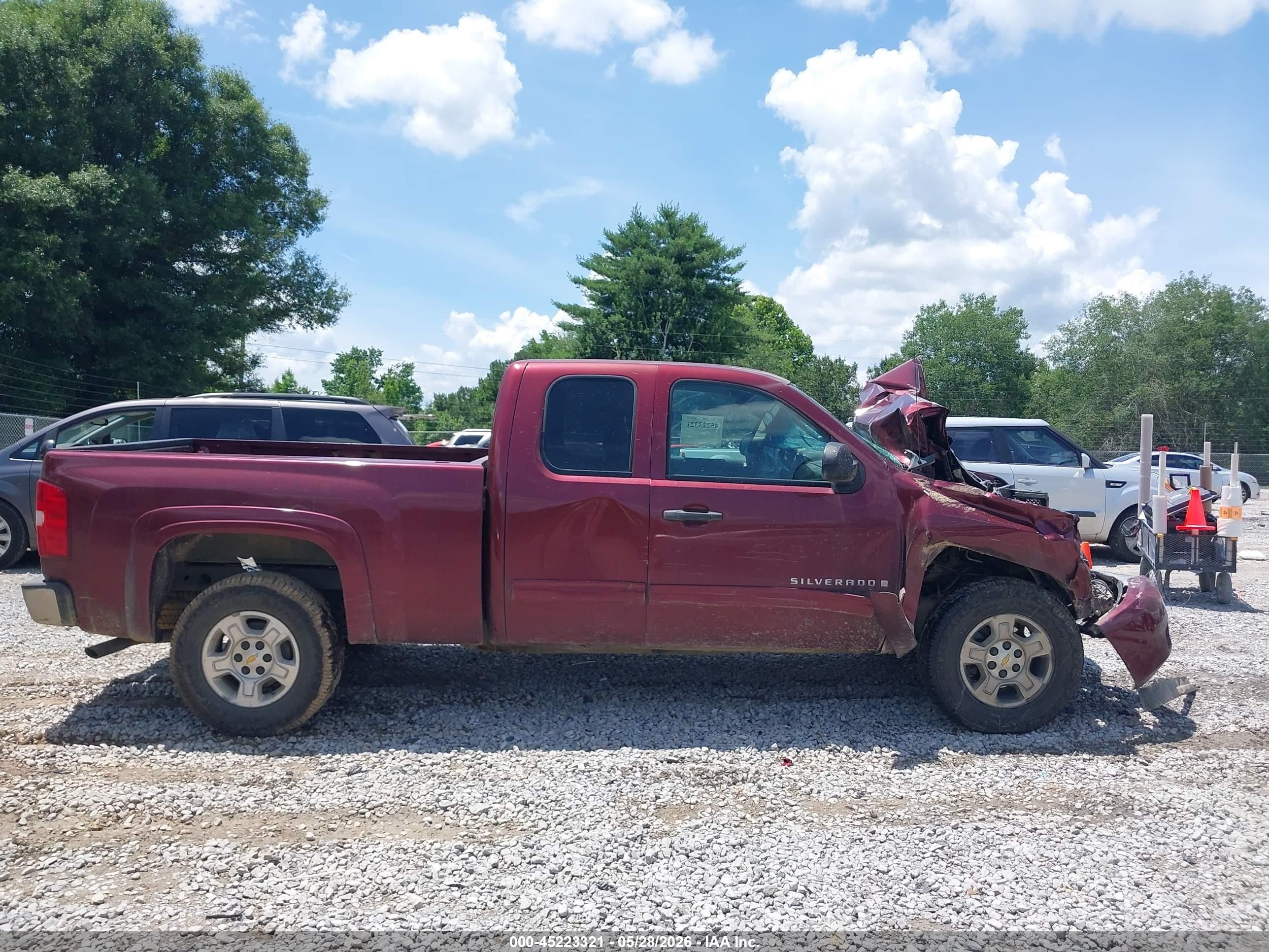2009 Chevrolet Silverado 1500 Lt Red vin: 1GCEK29J49Z134865