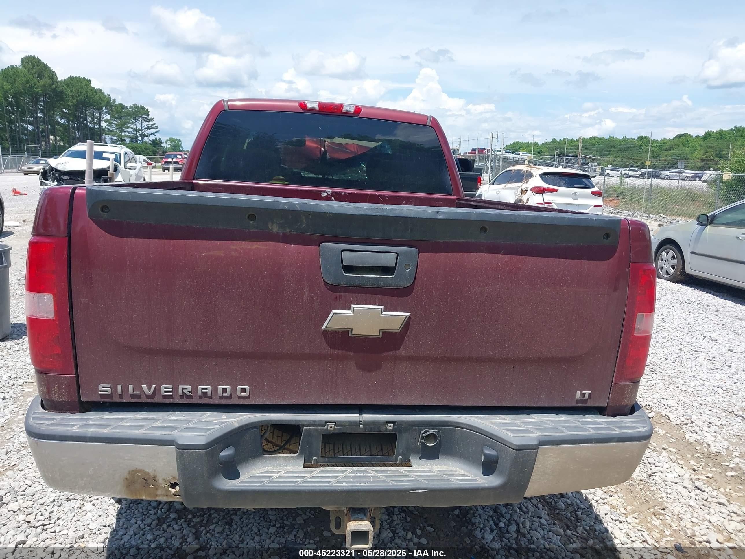 2009 Chevrolet Silverado 1500 Lt Red vin: 1GCEK29J49Z134865