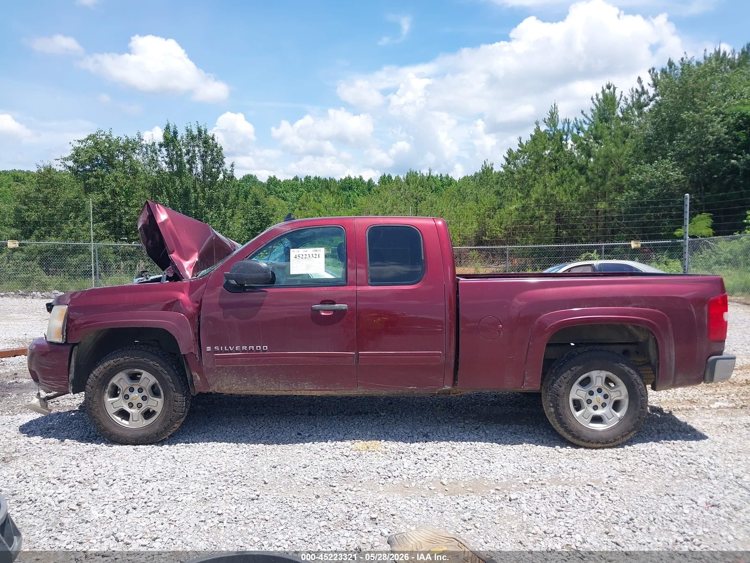 2009 Chevrolet Silverado 1500 Lt Red vin: 1GCEK29J49Z134865