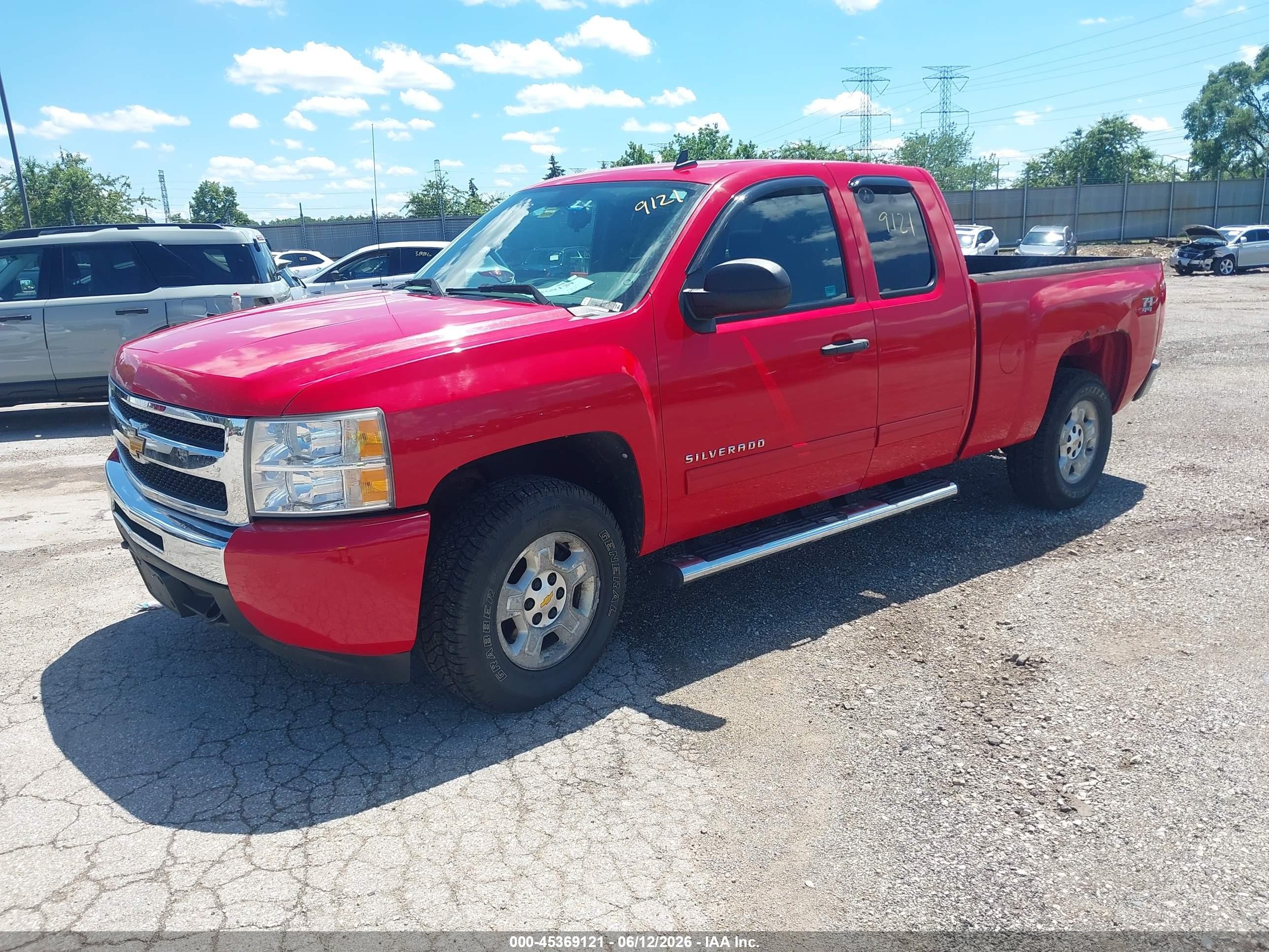 2009 Chevrolet Silverado 1500 Lt Red vin: 1GCEK29J59Z288131