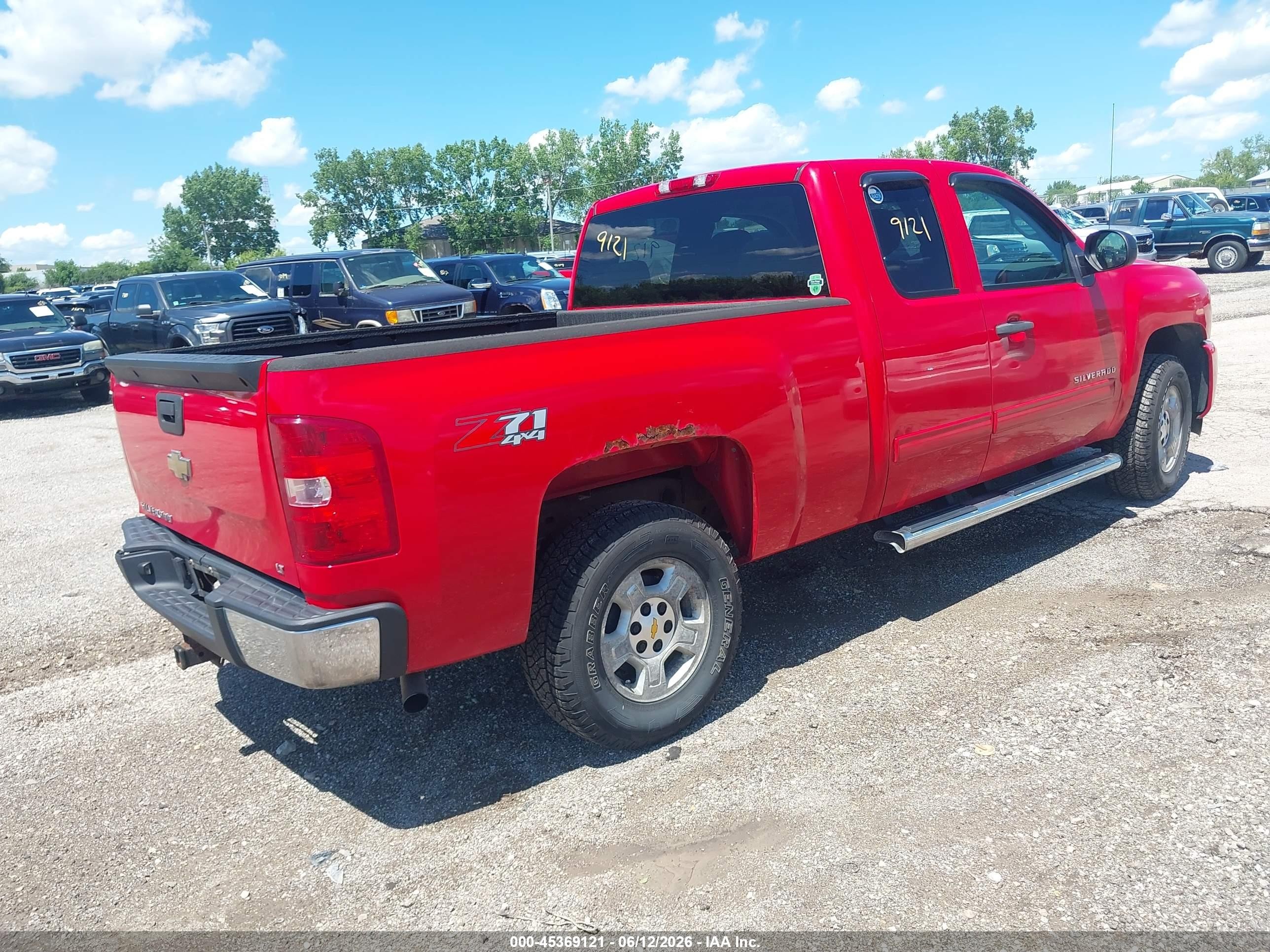 2009 Chevrolet Silverado 1500 Lt Red vin: 1GCEK29J59Z288131