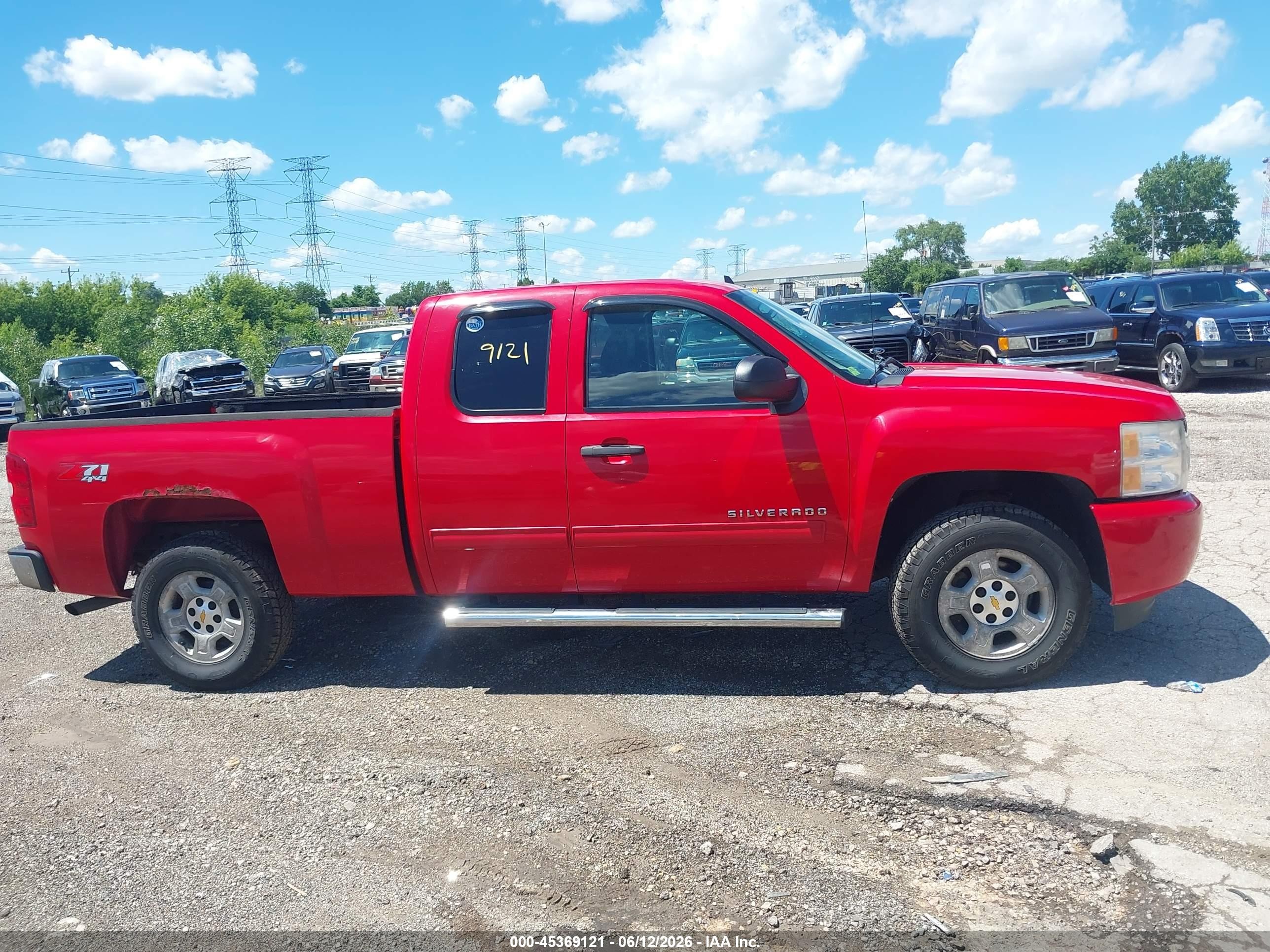 2009 Chevrolet Silverado 1500 Lt Red vin: 1GCEK29J59Z288131