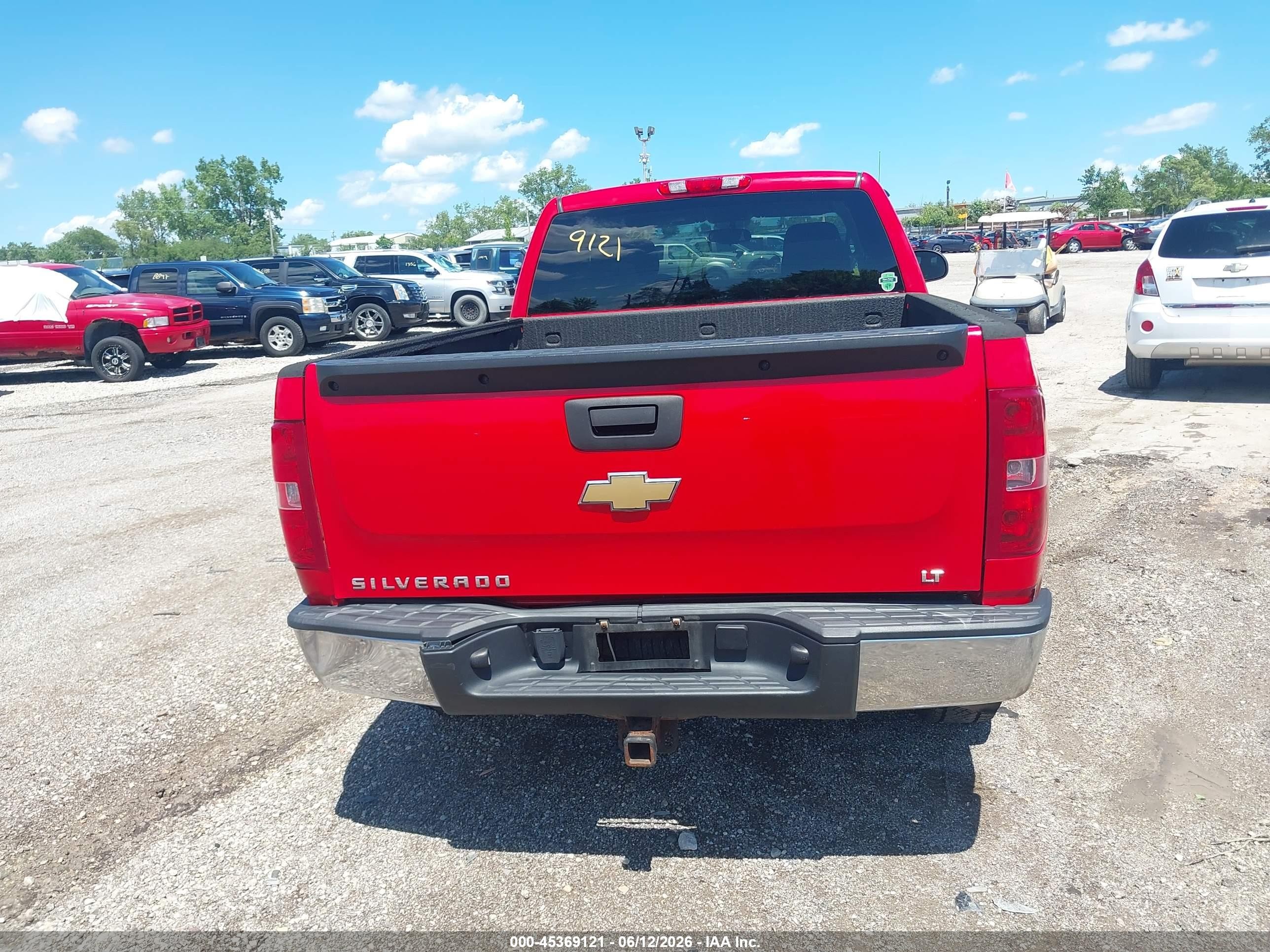 2009 Chevrolet Silverado 1500 Lt Red vin: 1GCEK29J59Z288131