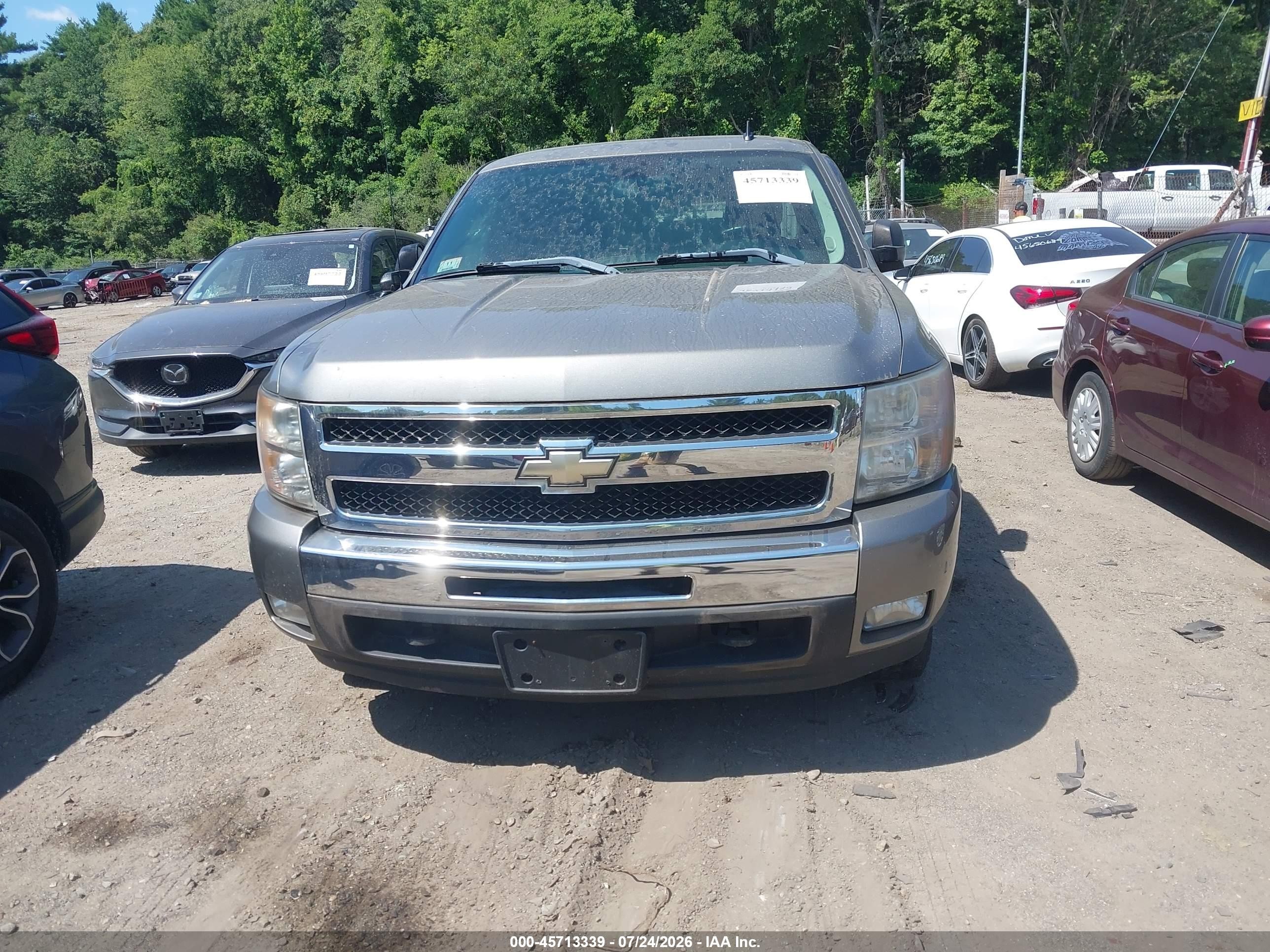 2009 Chevrolet Silverado 1500 Lt Gray vin: 1GCEK29J69Z202132