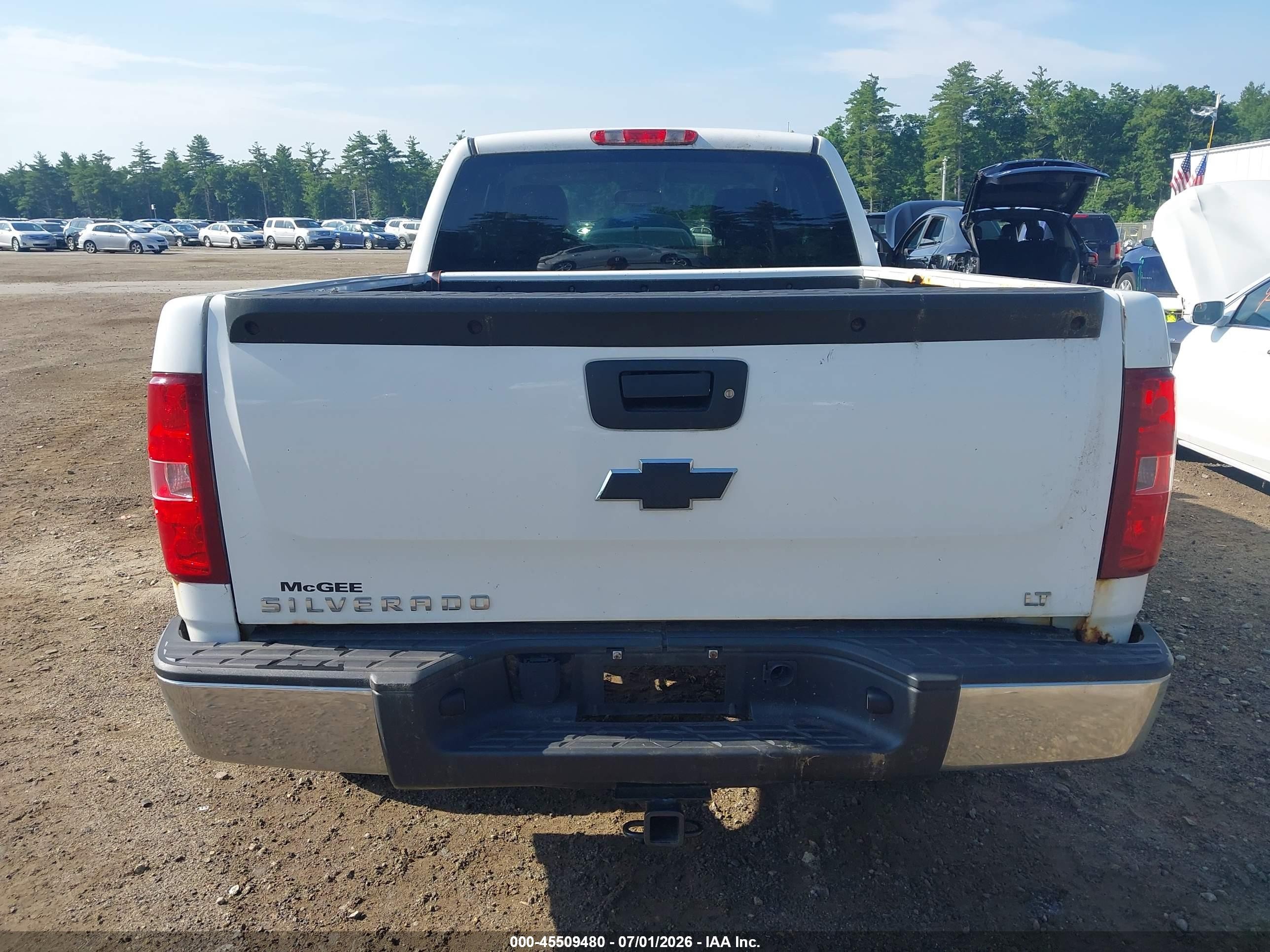 2009 Chevrolet Silverado 1500 Lt White vin: 1GCEK29J89Z281481