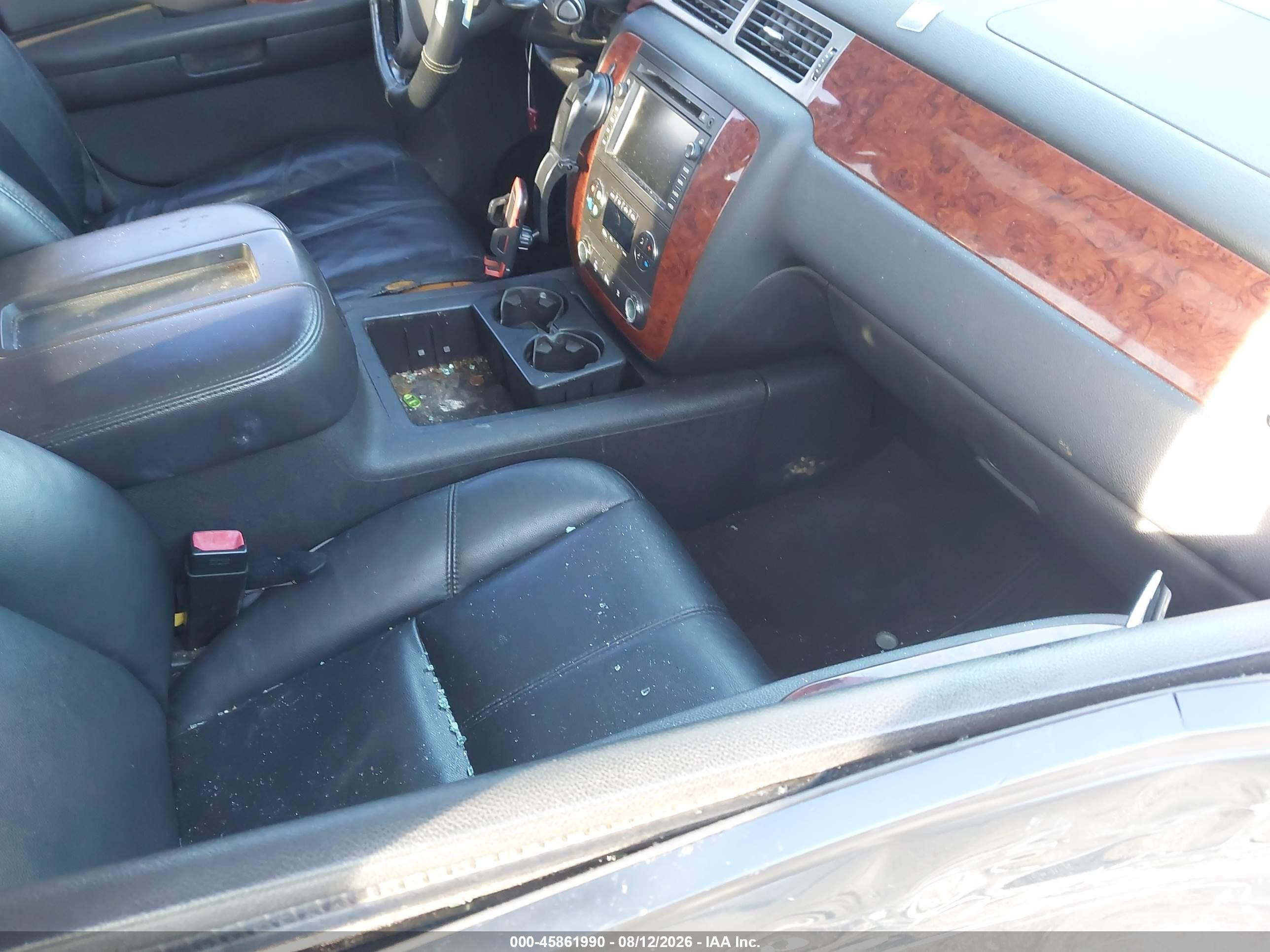 2009 Chevrolet Silverado 1500 Ltz Black vin: 1GCEK39019Z114263
