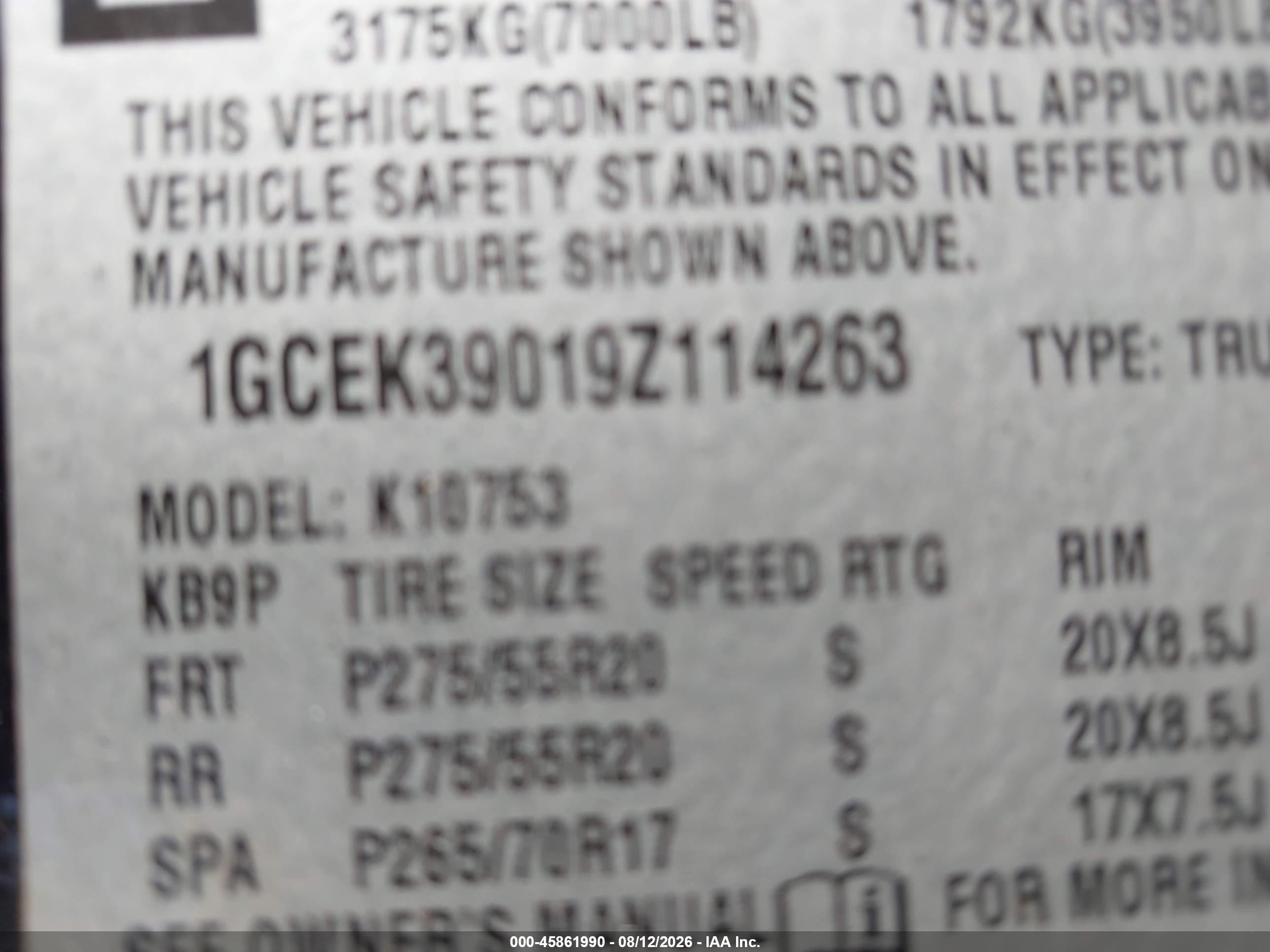 2009 Chevrolet Silverado 1500 Ltz Black vin: 1GCEK39019Z114263