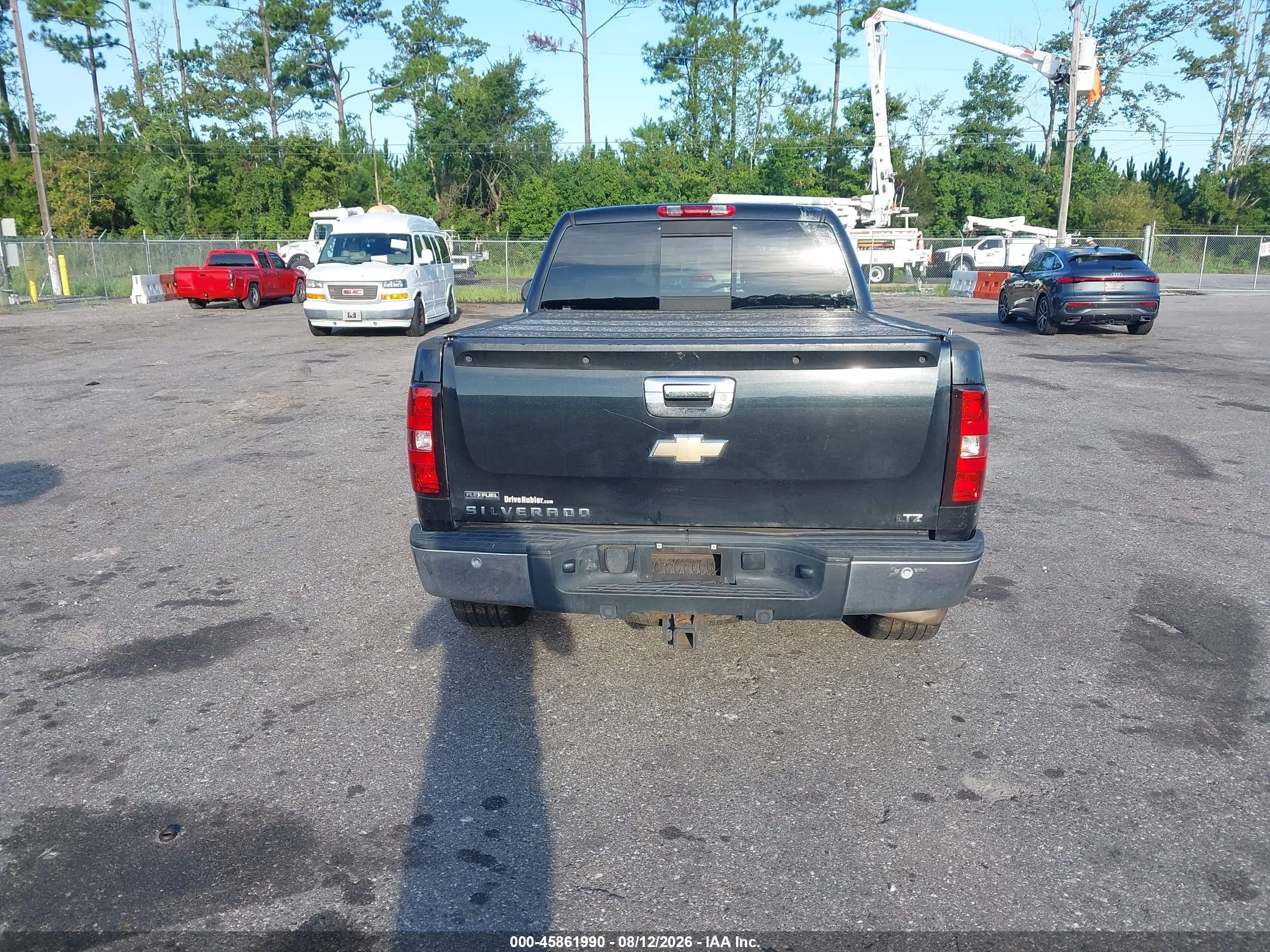 2009 Chevrolet Silverado 1500 Ltz Black vin: 1GCEK39019Z114263