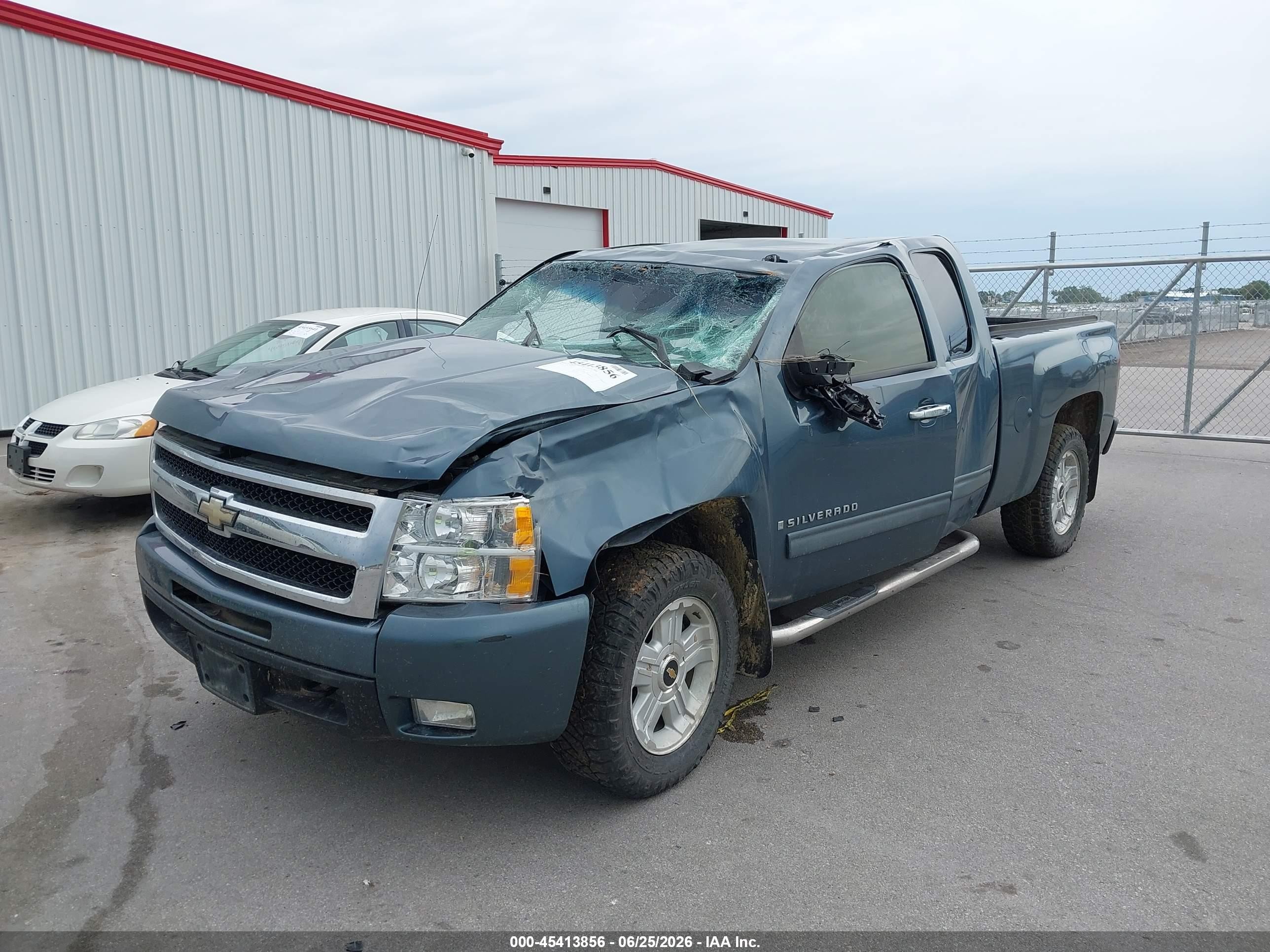 2009 Chevrolet Silverado 1500 Ltz Синий vin: 1GCEK39069Z270430