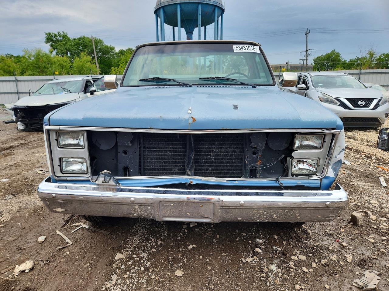 1987 Chevrolet R10 Двухцветный vin: 1GCER14H2HJ106831