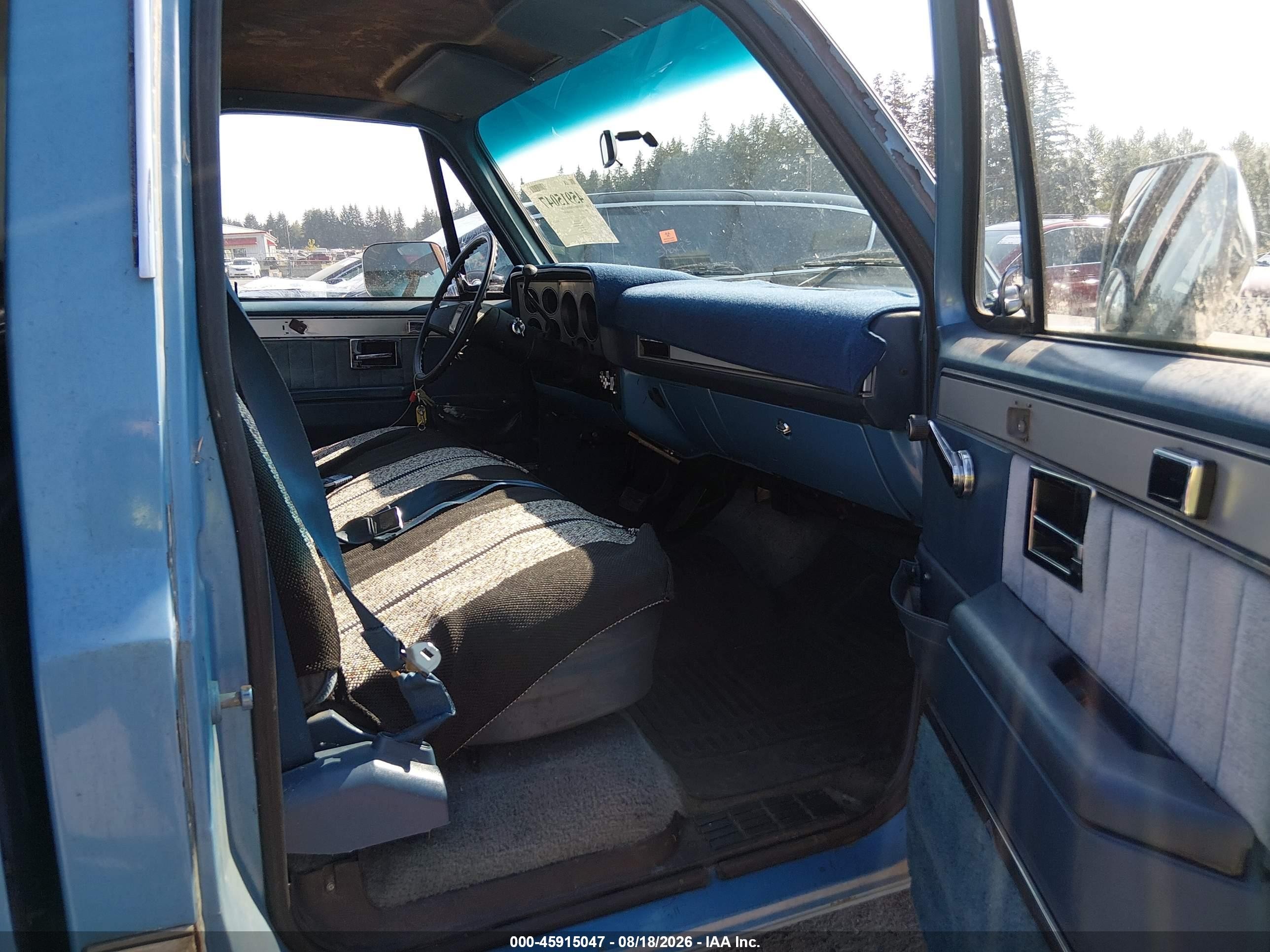 1987 Chevrolet R10   Blue vin: 1GCER14K0HJ138463