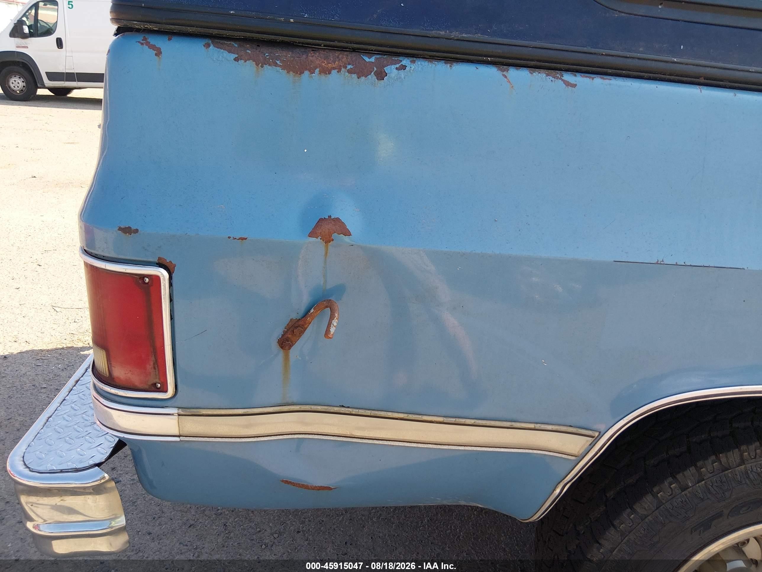 1987 Chevrolet R10   Blue vin: 1GCER14K0HJ138463