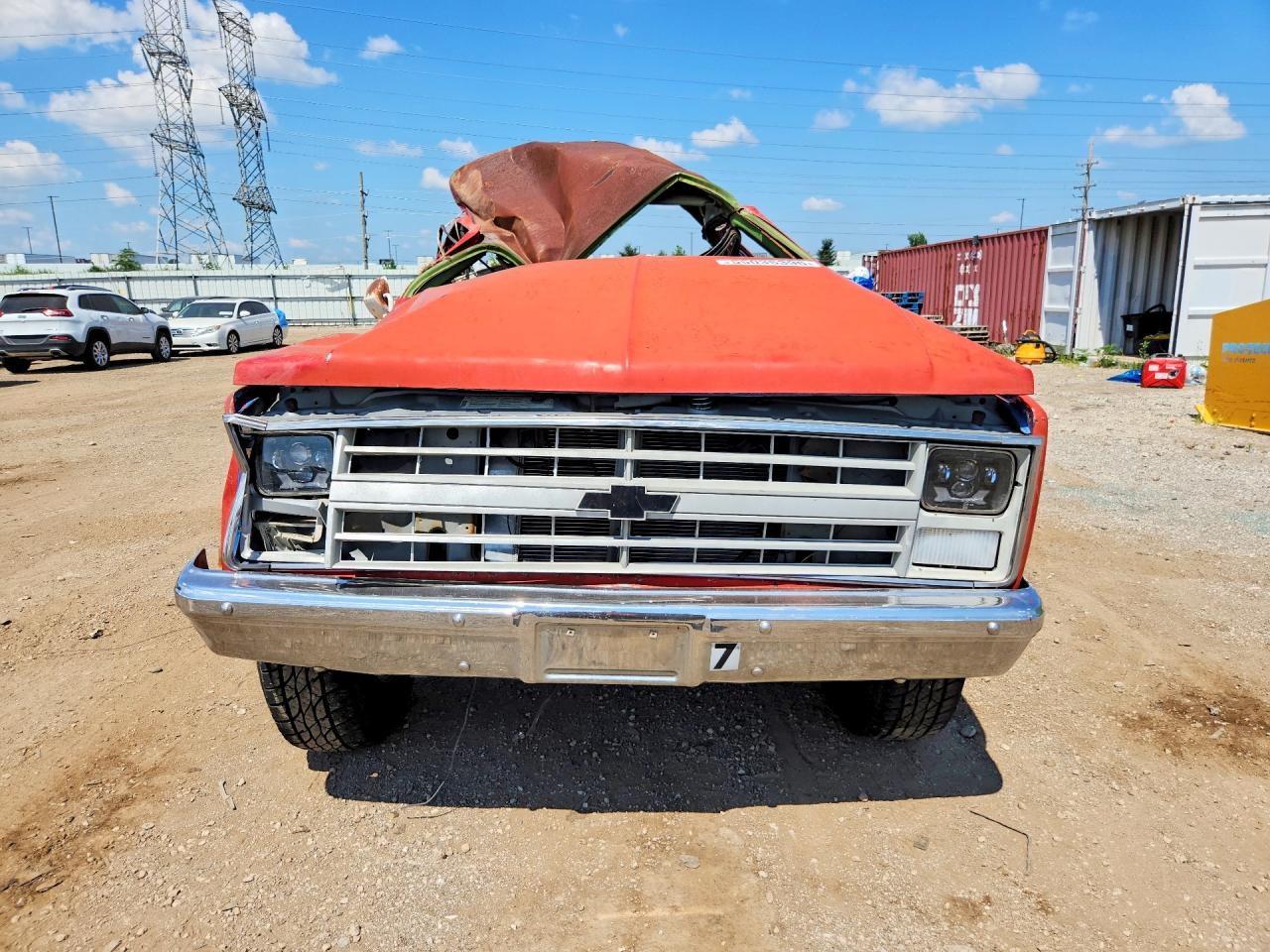 1987 Chevrolet R20 Red vin: 1GCER24Z3HJ133051