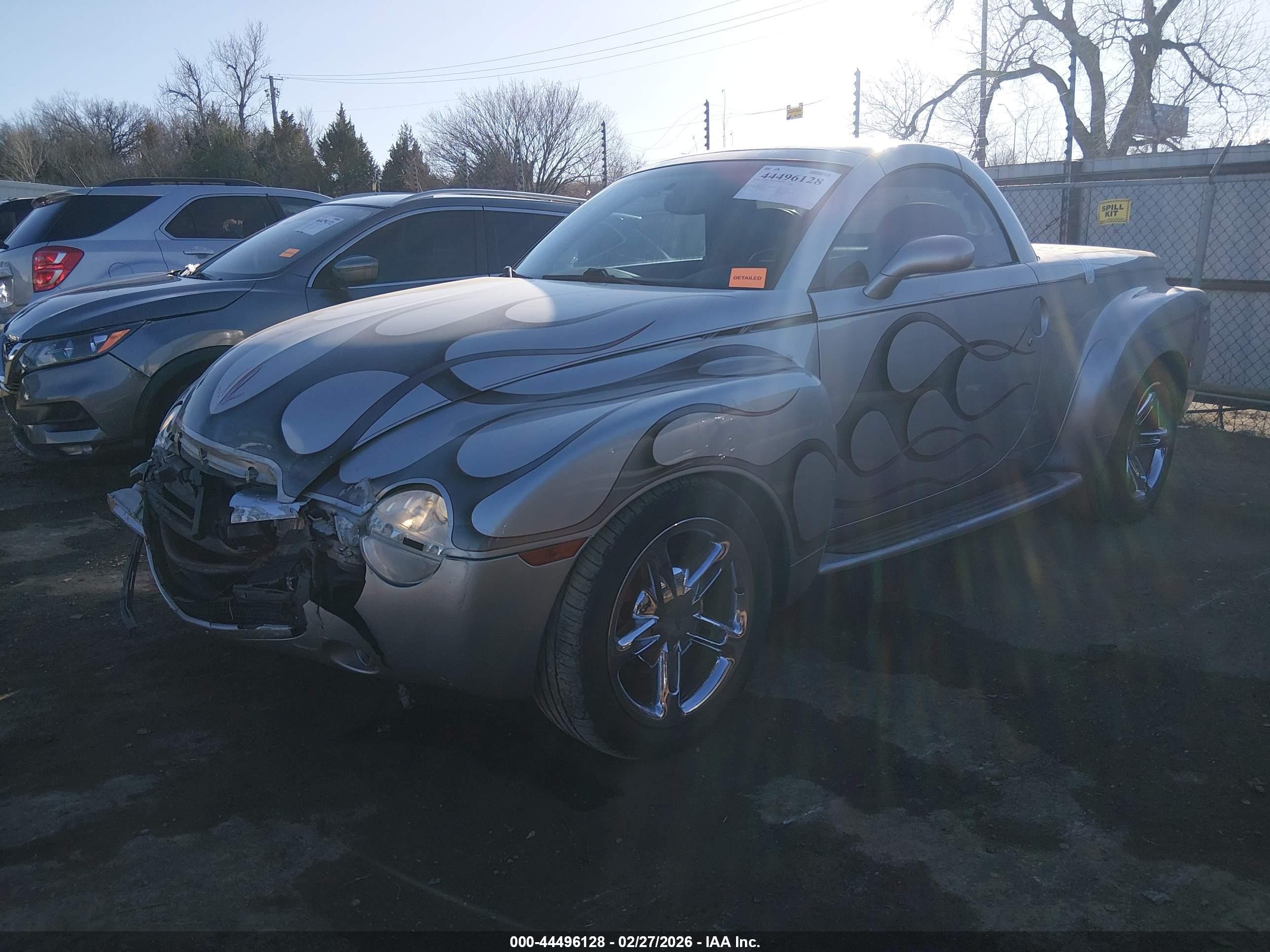 2005 Chevrolet Ssr   Gray vin: 1GCES14H05B116722