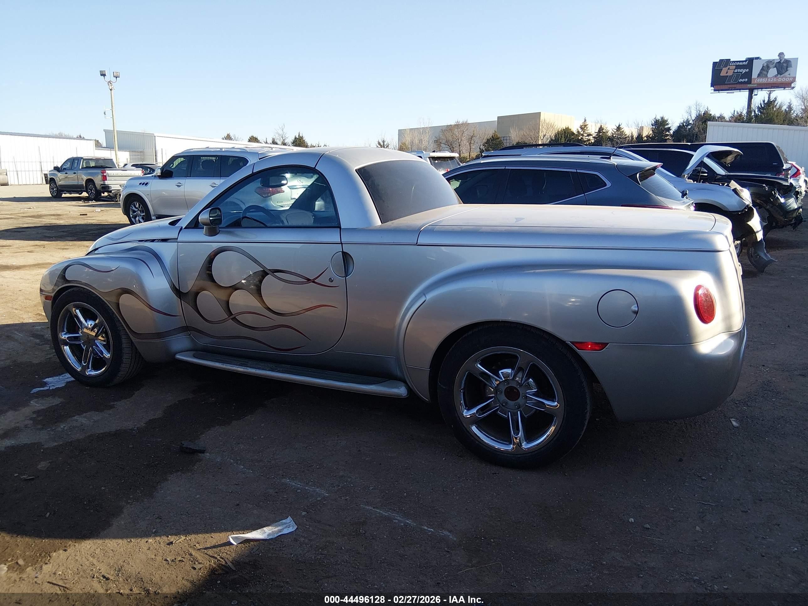2005 Chevrolet Ssr   Gray vin: 1GCES14H05B116722