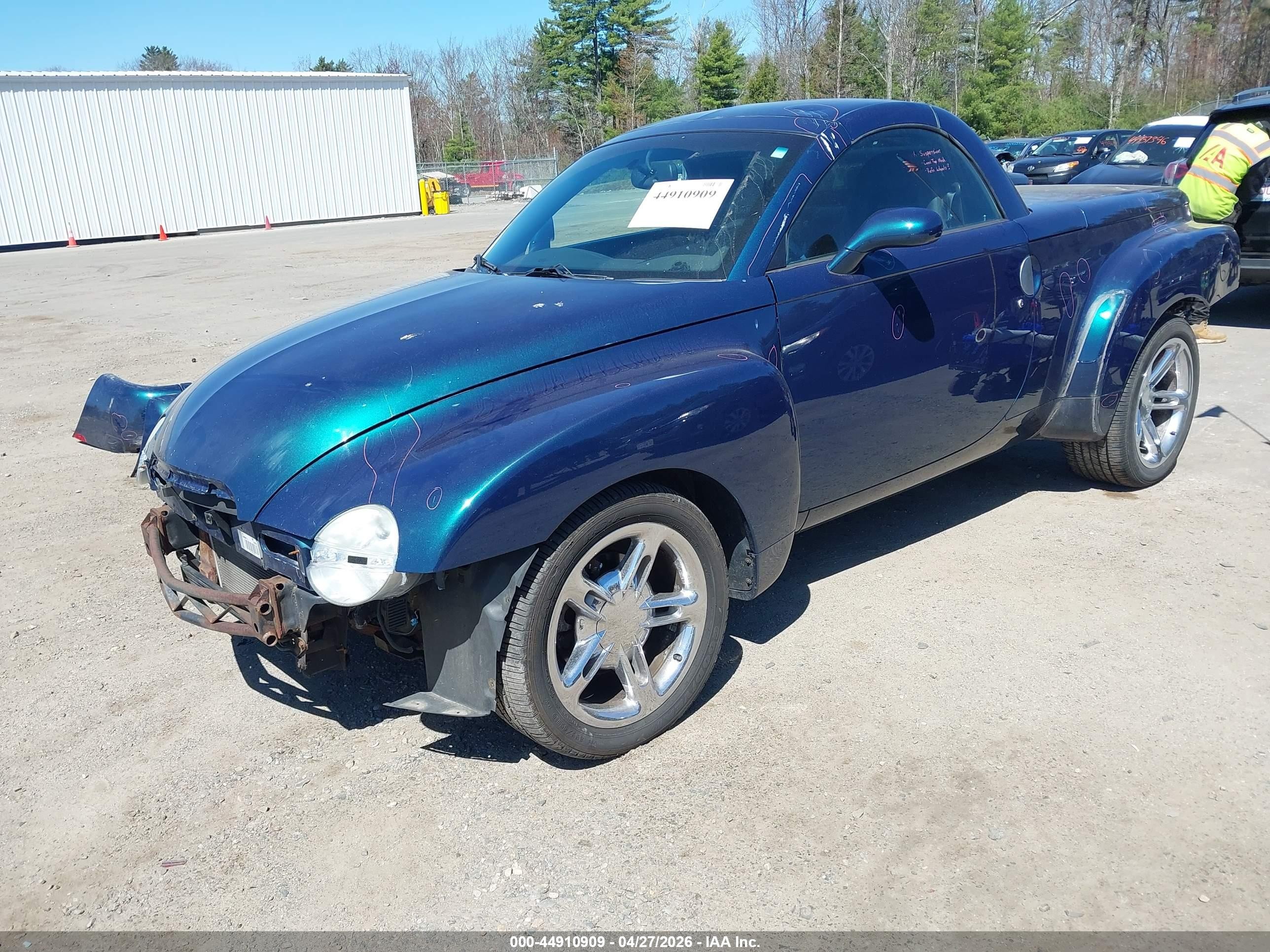 2005 Chevrolet Ssr   Green vin: 1GCES14H05B119488