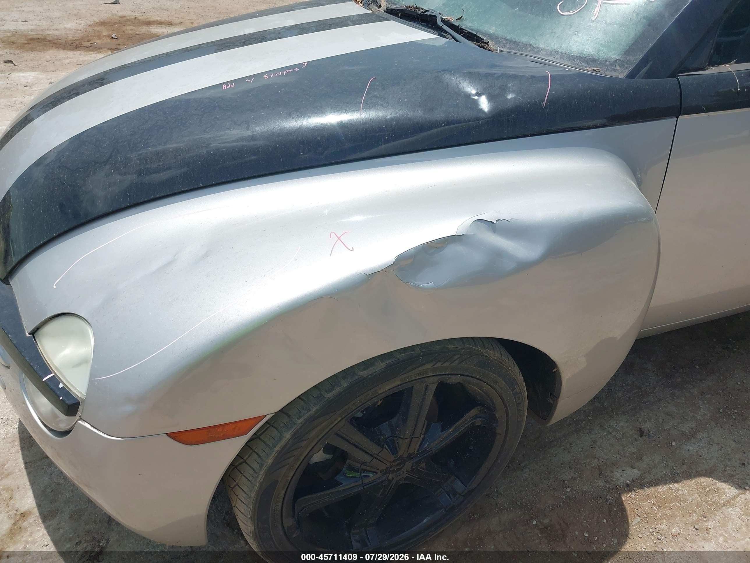 2005 Chevrolet Ssr   Gray vin: 1GCES14H15B115322