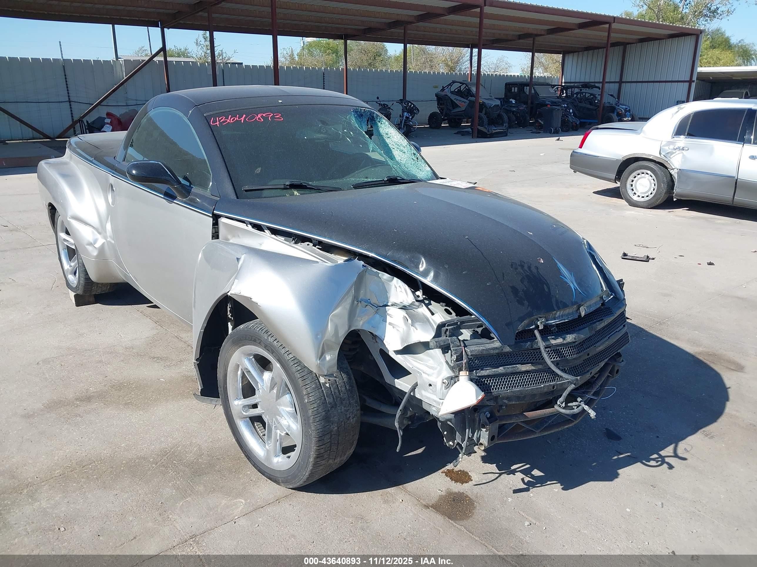 2006 Chevrolet Ssr   Серебряный vin: 1GCES14H16B122885