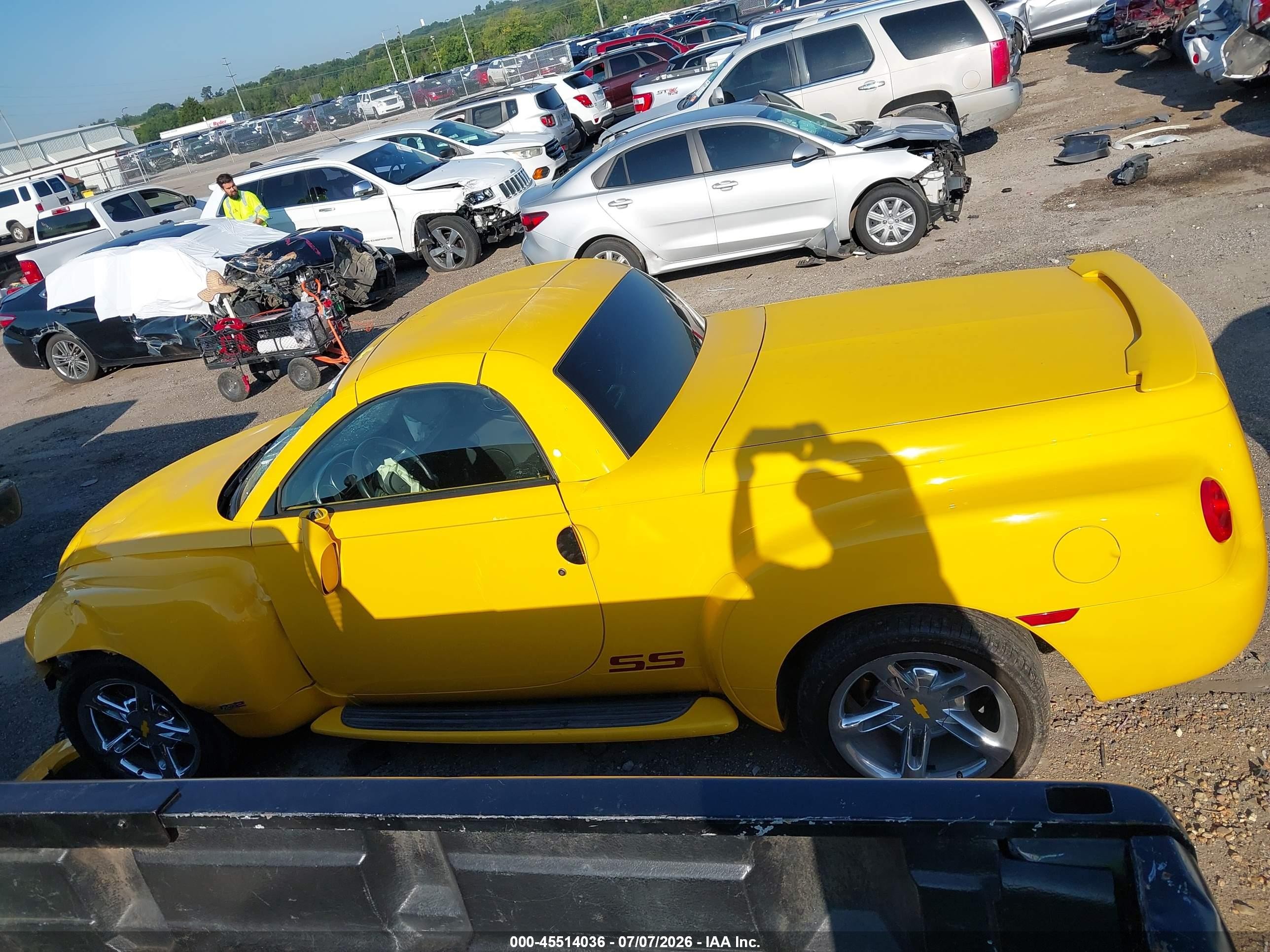 2005 Chevrolet Ssr   Желтый vin: 1GCES14H25B117435