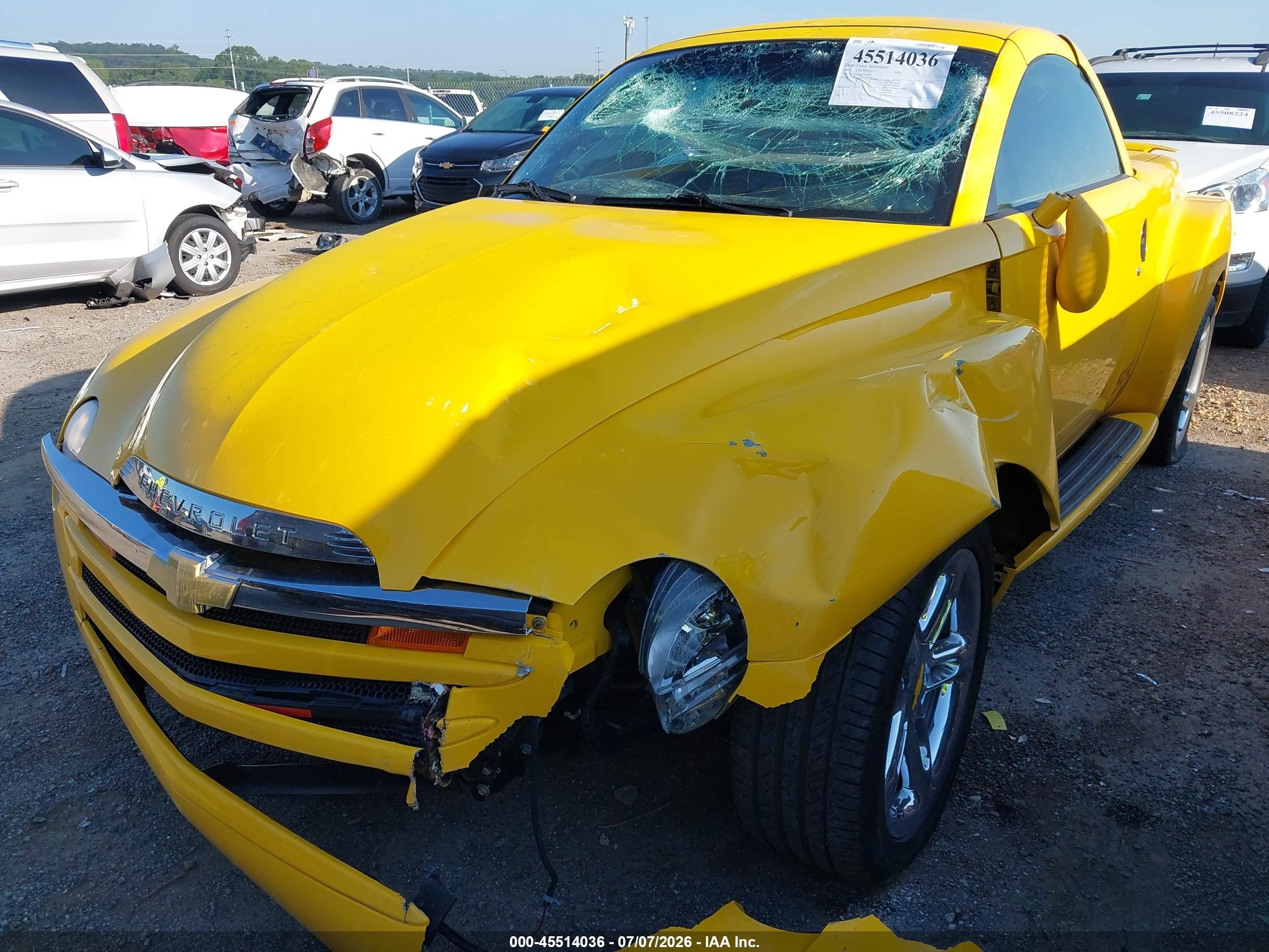 2005 Chevrolet Ssr   Желтый vin: 1GCES14H25B117435