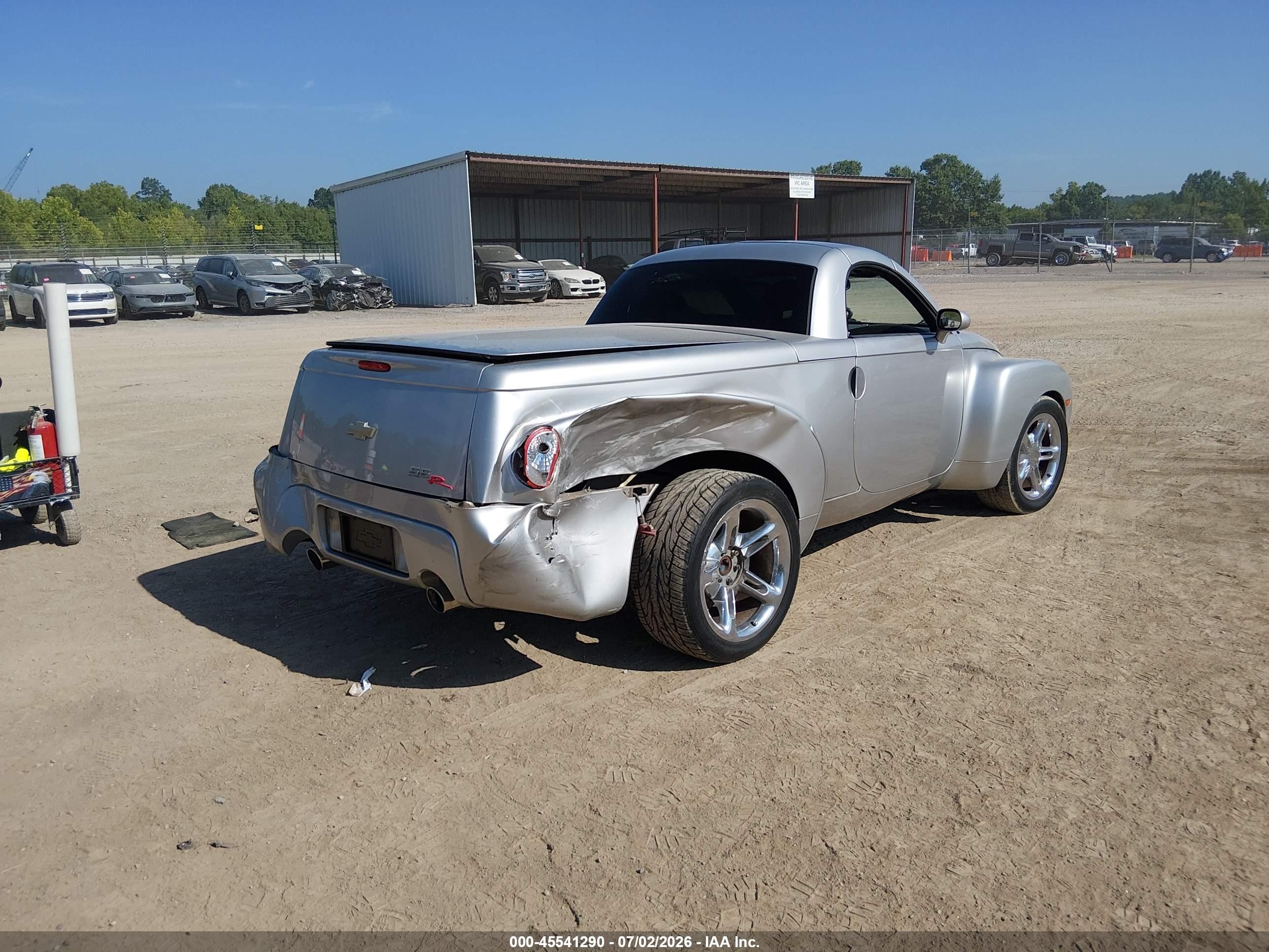 2005 Chevrolet Ssr   Silver vin: 1GCES14H25B117886