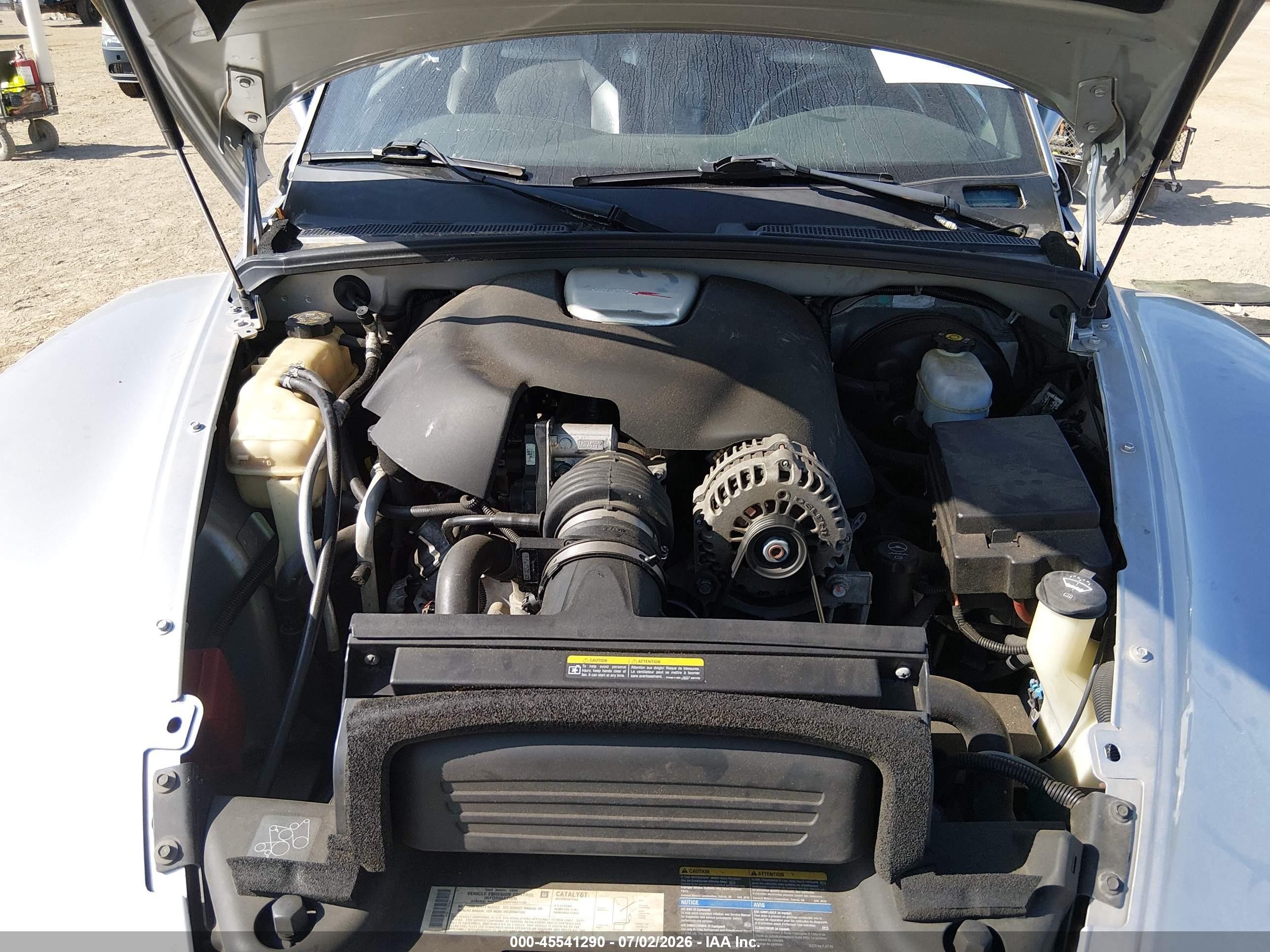 2005 Chevrolet Ssr   Silver vin: 1GCES14H25B117886