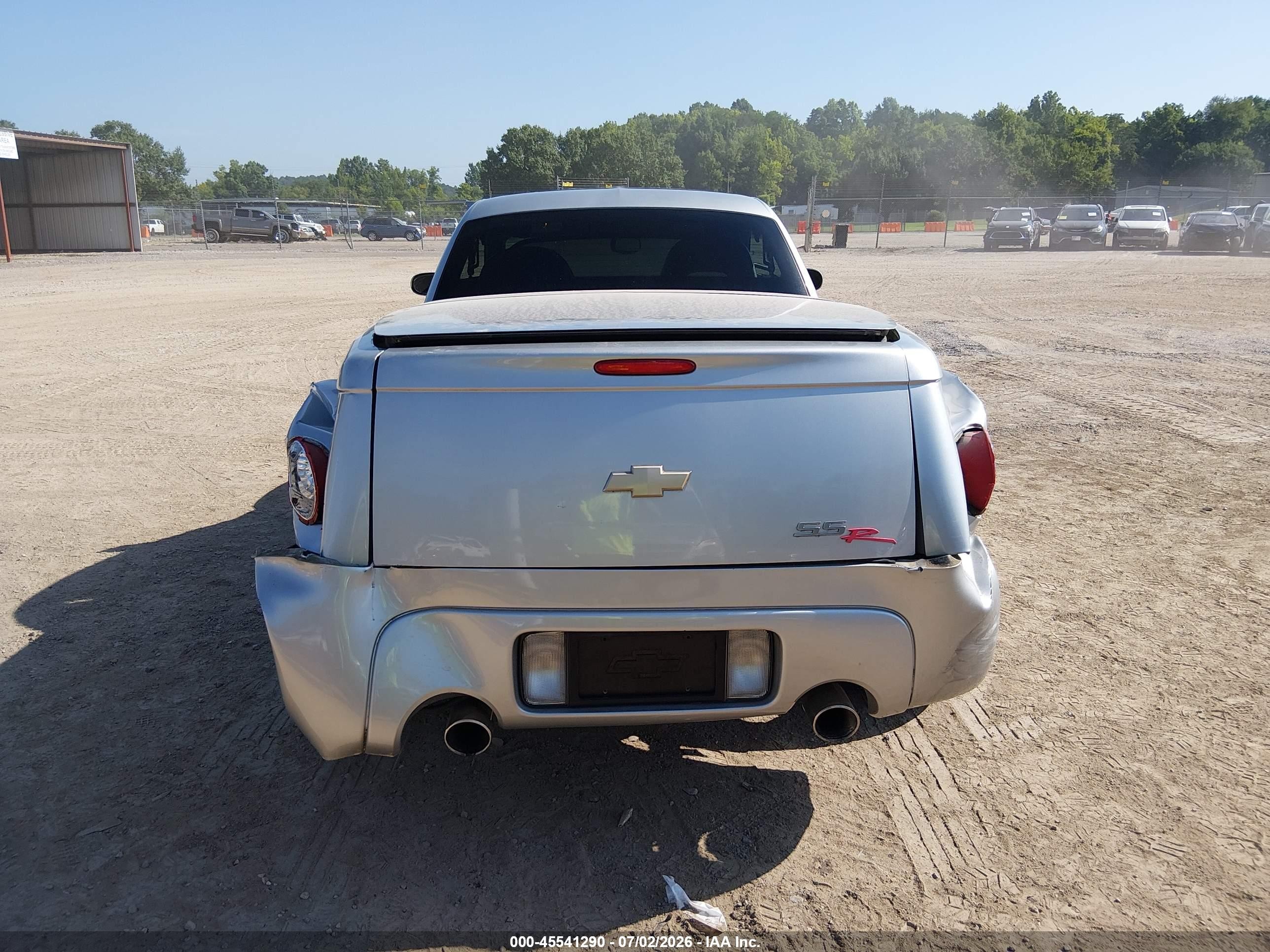2005 Chevrolet Ssr   Silver vin: 1GCES14H25B117886