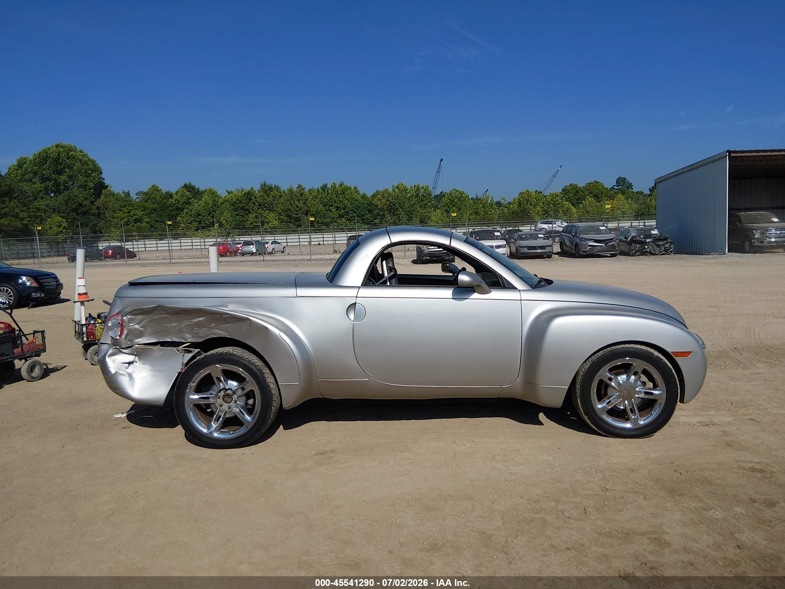 2005 Chevrolet Ssr   Silver vin: 1GCES14H25B117886