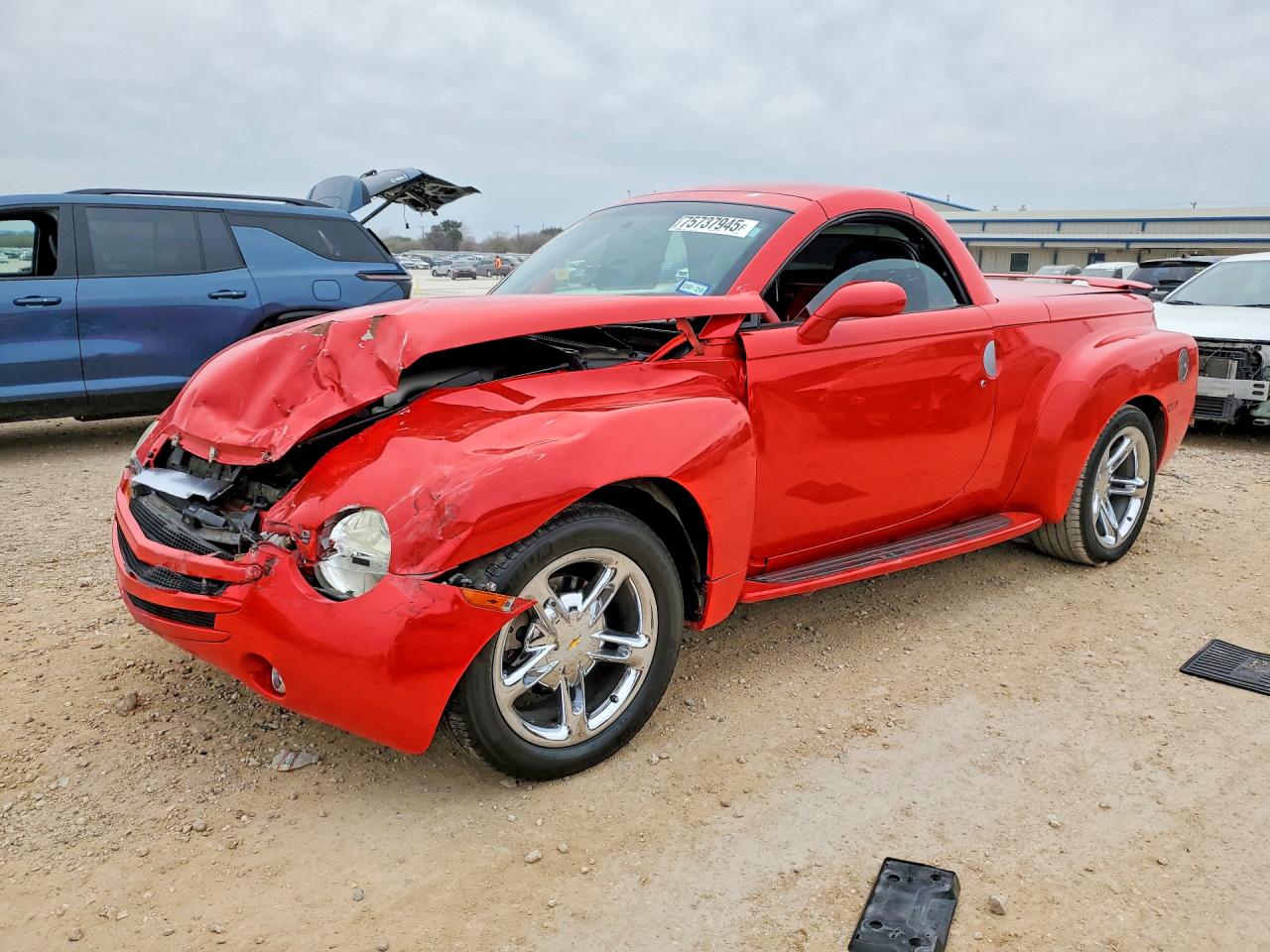 2005 Chevrolet Ssr Red vin: 1GCES14H45B115850