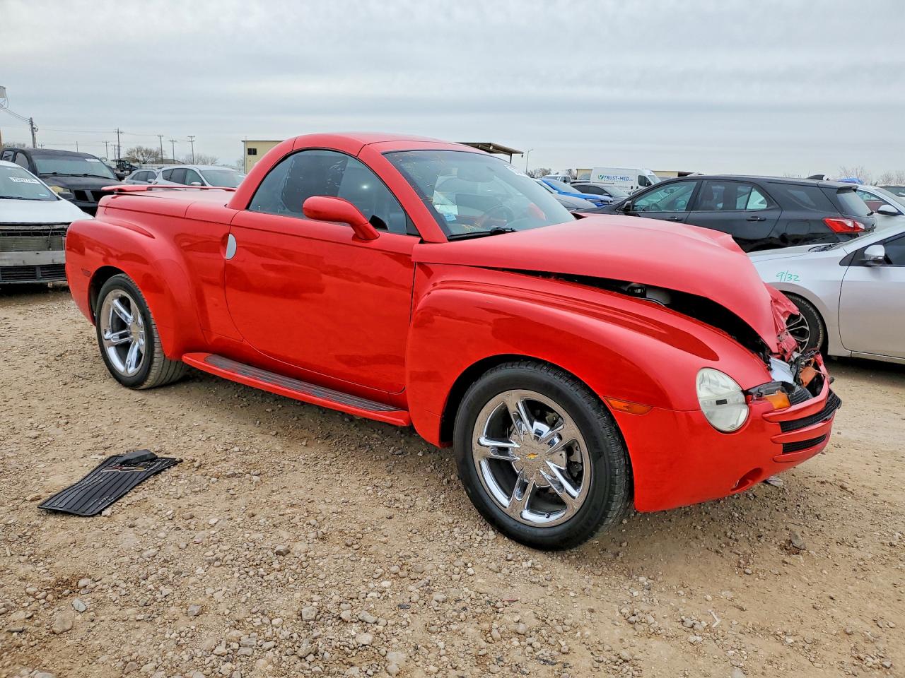 2005 Chevrolet Ssr Red vin: 1GCES14H45B115850