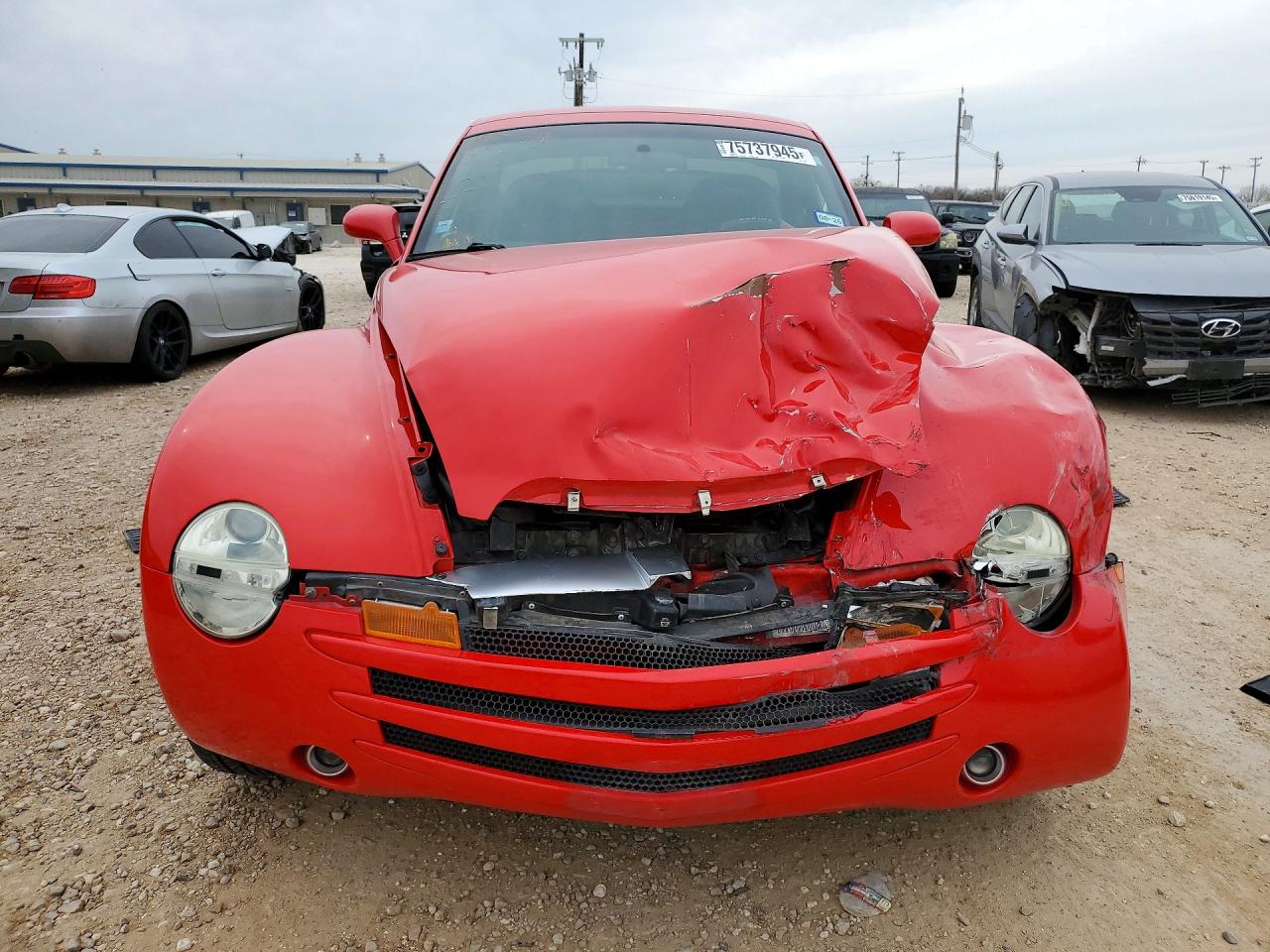 2005 Chevrolet Ssr Red vin: 1GCES14H45B115850